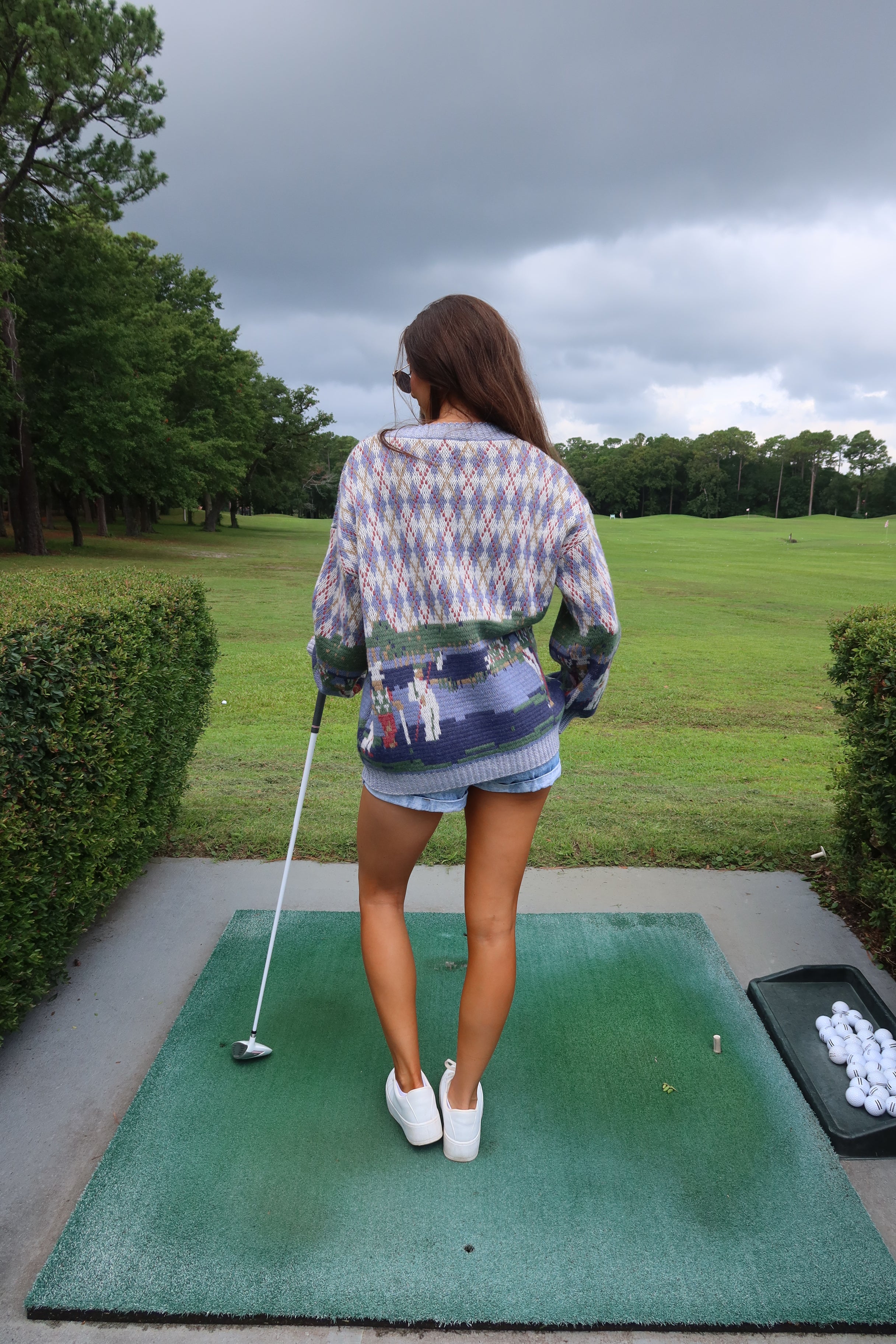 Caddie Country Club Sweater- Multi