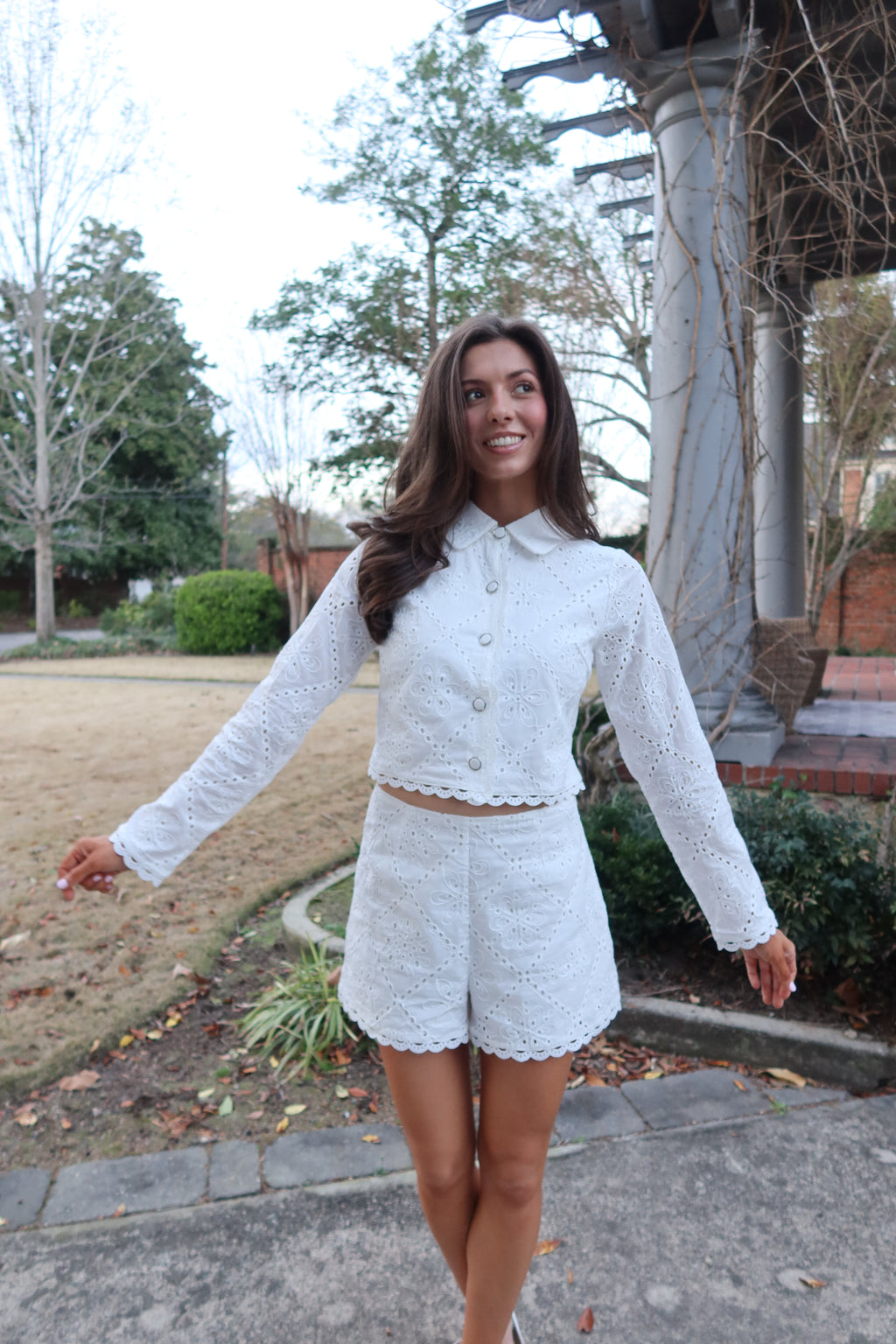 Sunday Best Set Top- White