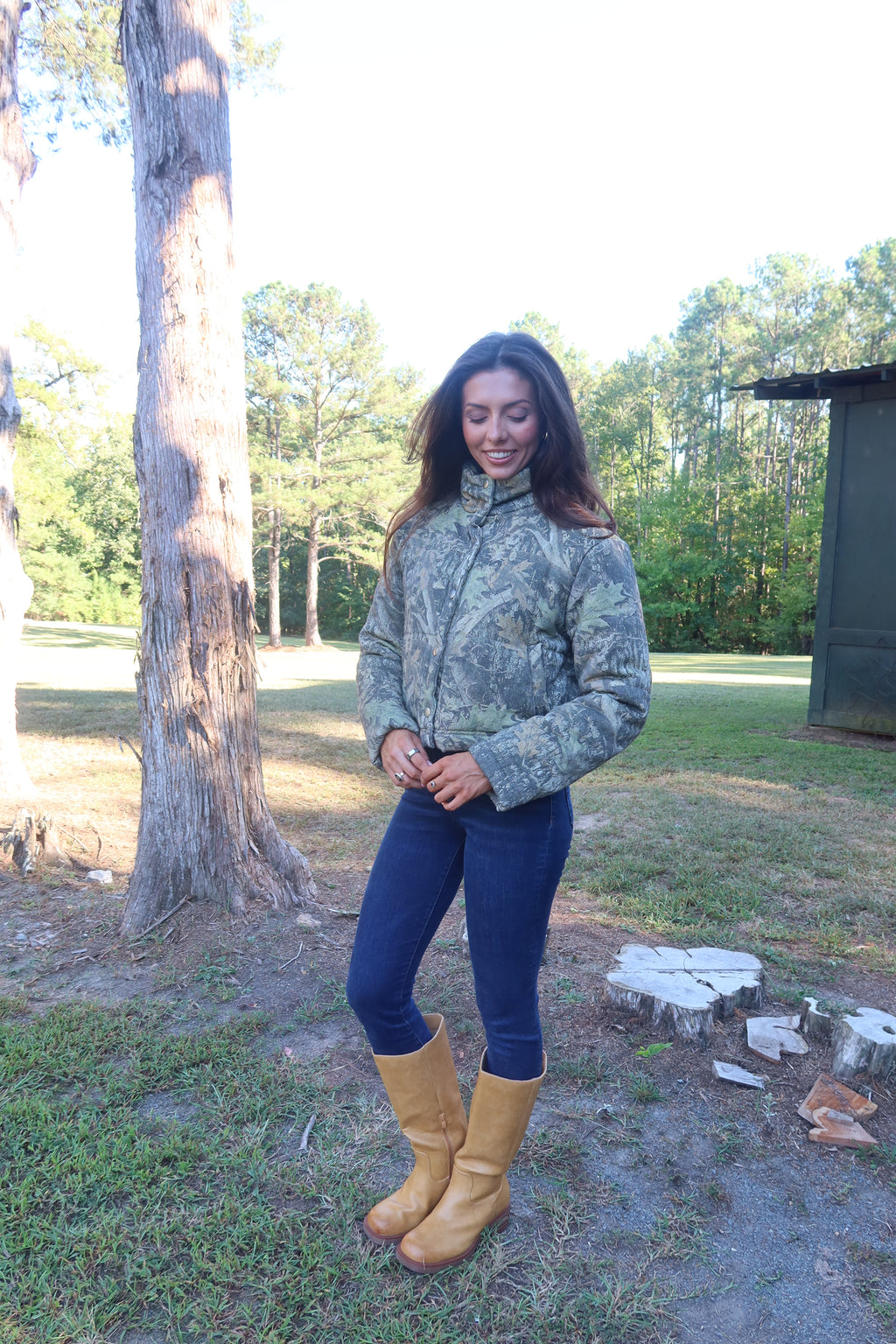 Woodland Camo Puffer- Camo