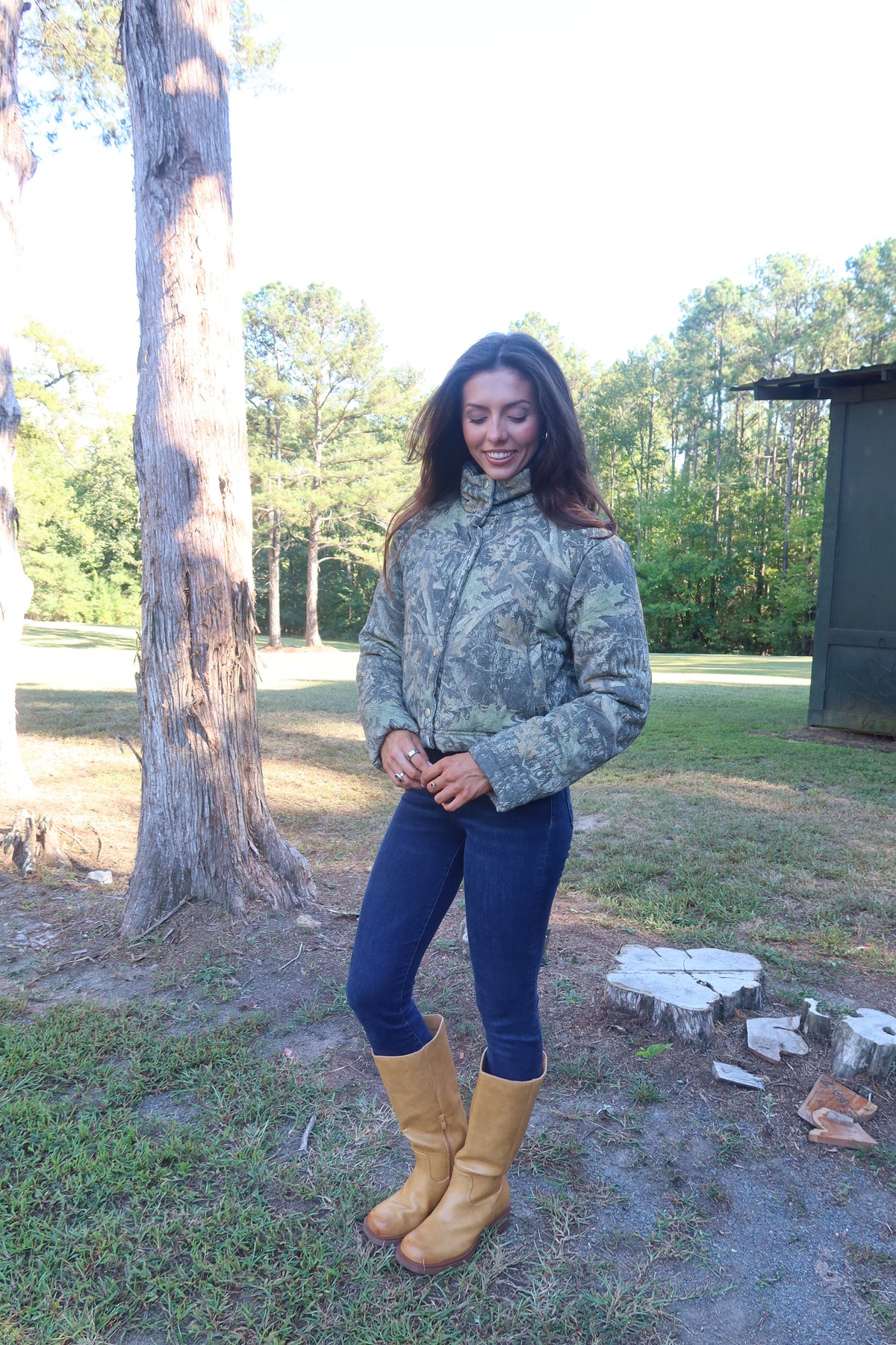 Woodland Camo Puffer- Camo