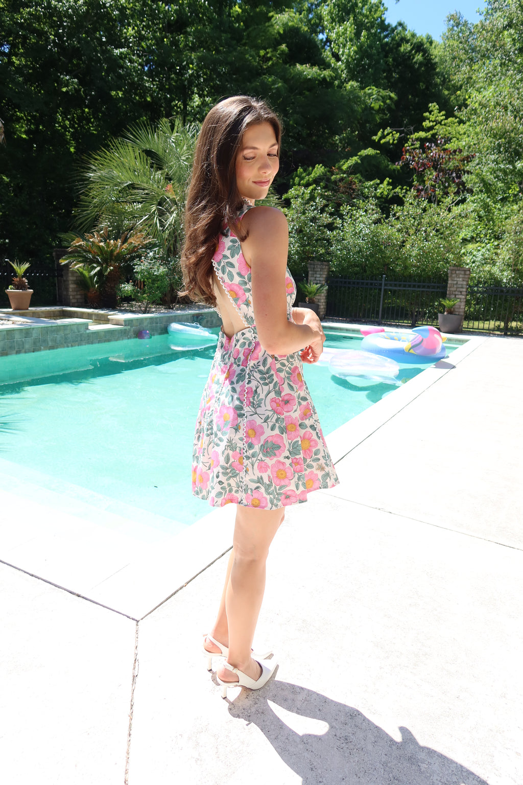 Aloha Mini Dress- Floral Multi