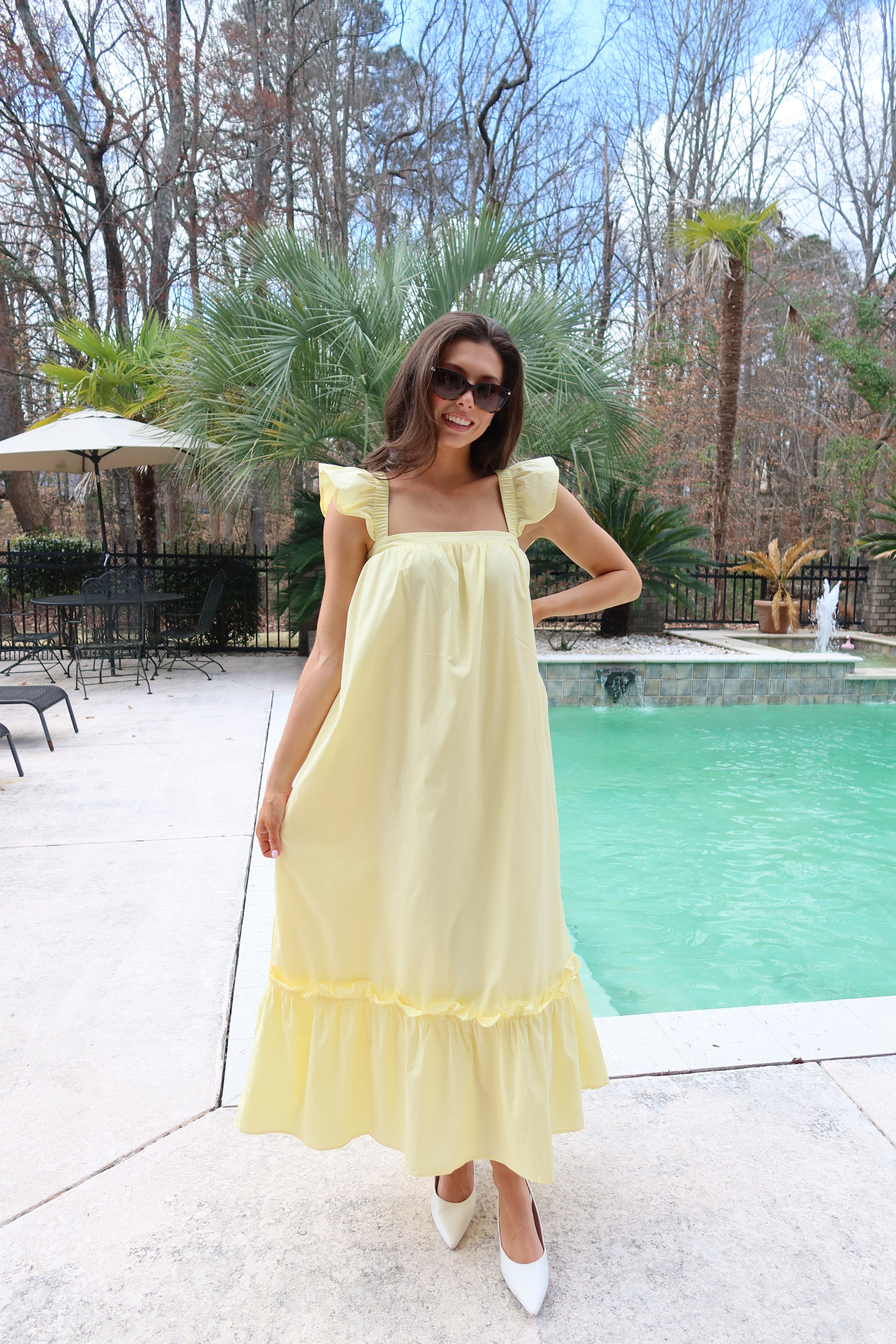 Buttercup Maxi Dress- Butter Yellow - Small Buttercup Maxi Dress- Butter Yellow - Small