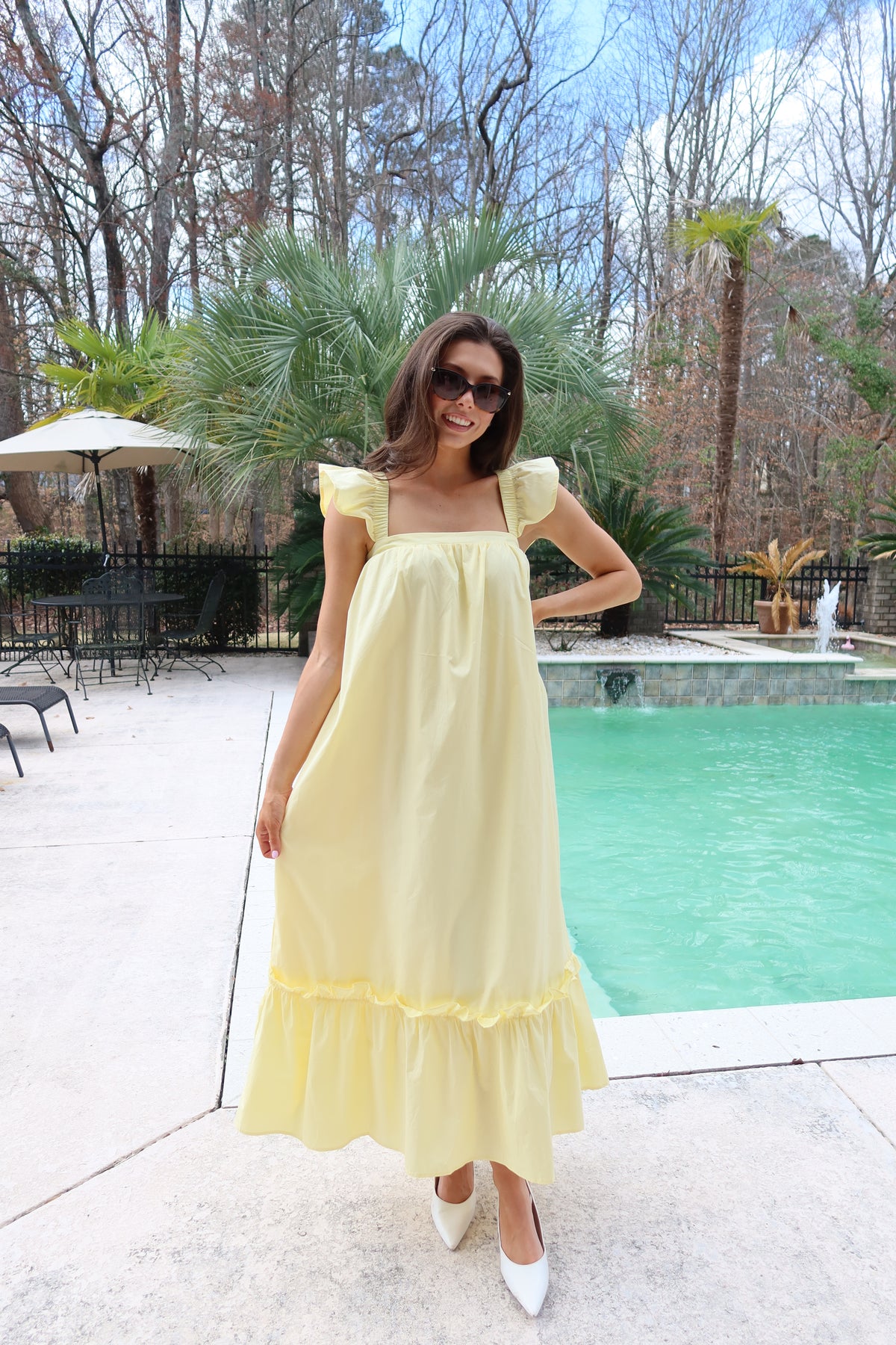 maxi dress butter yellow Buttercup Maxi Dress- Butter Yellow – Frankie Greer