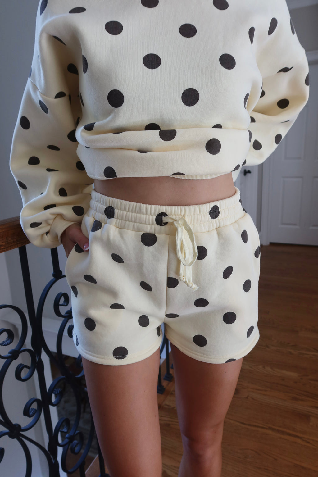 Poppy Polka Dot Set- Yellow/Brown