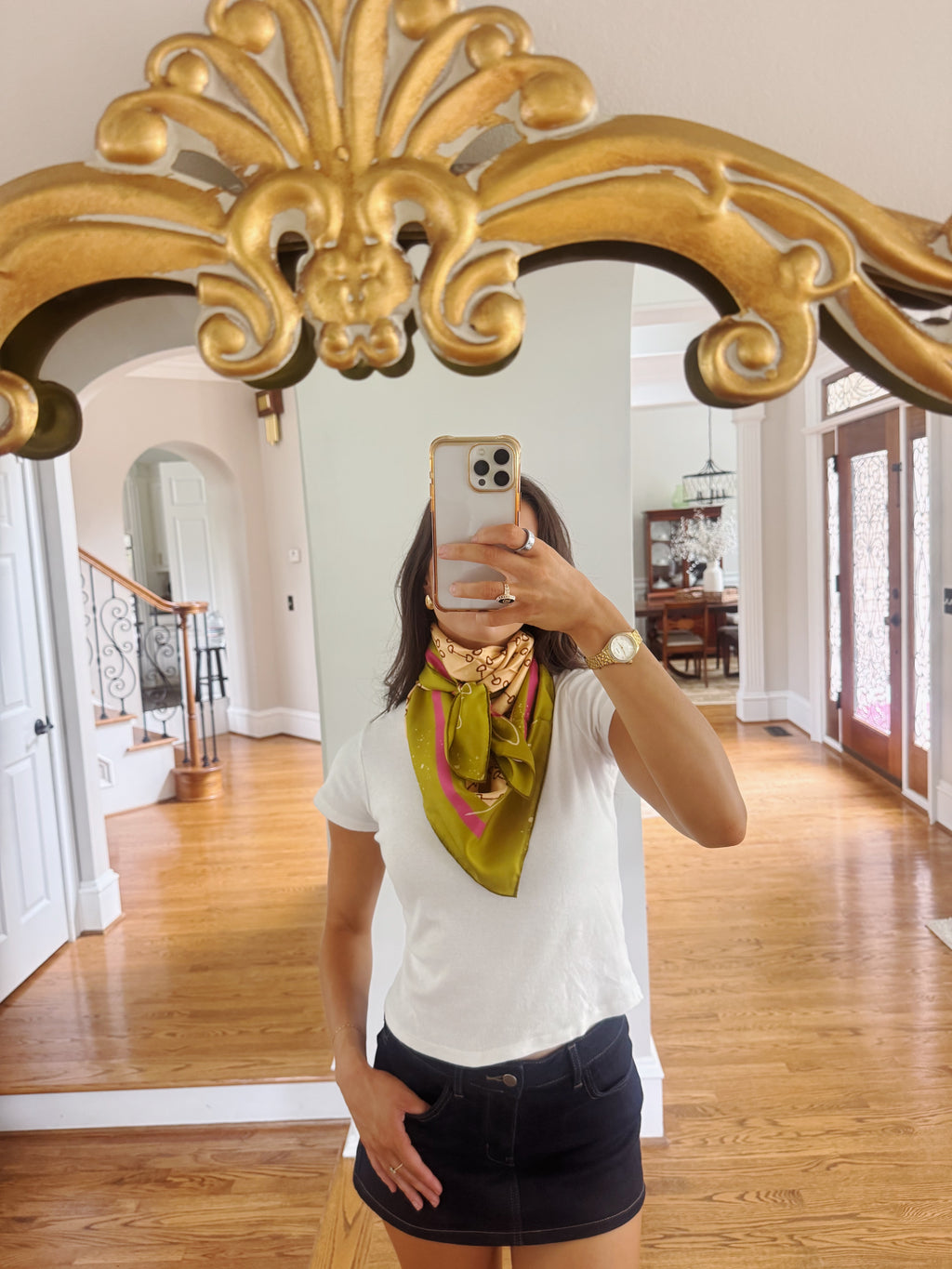 Le Mors Silk Scarf- 35x35