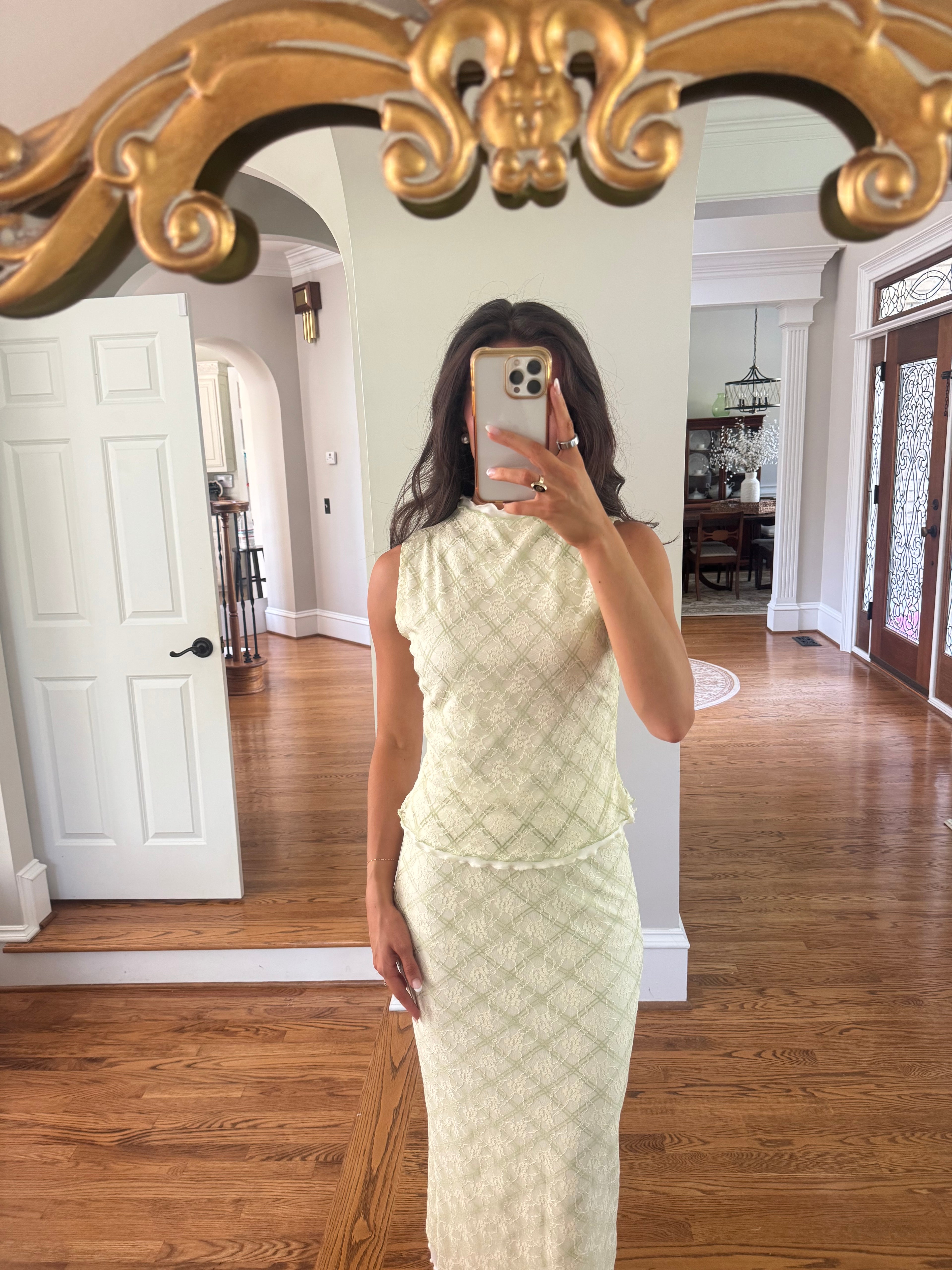 Apple Hill Set- Cream/Green