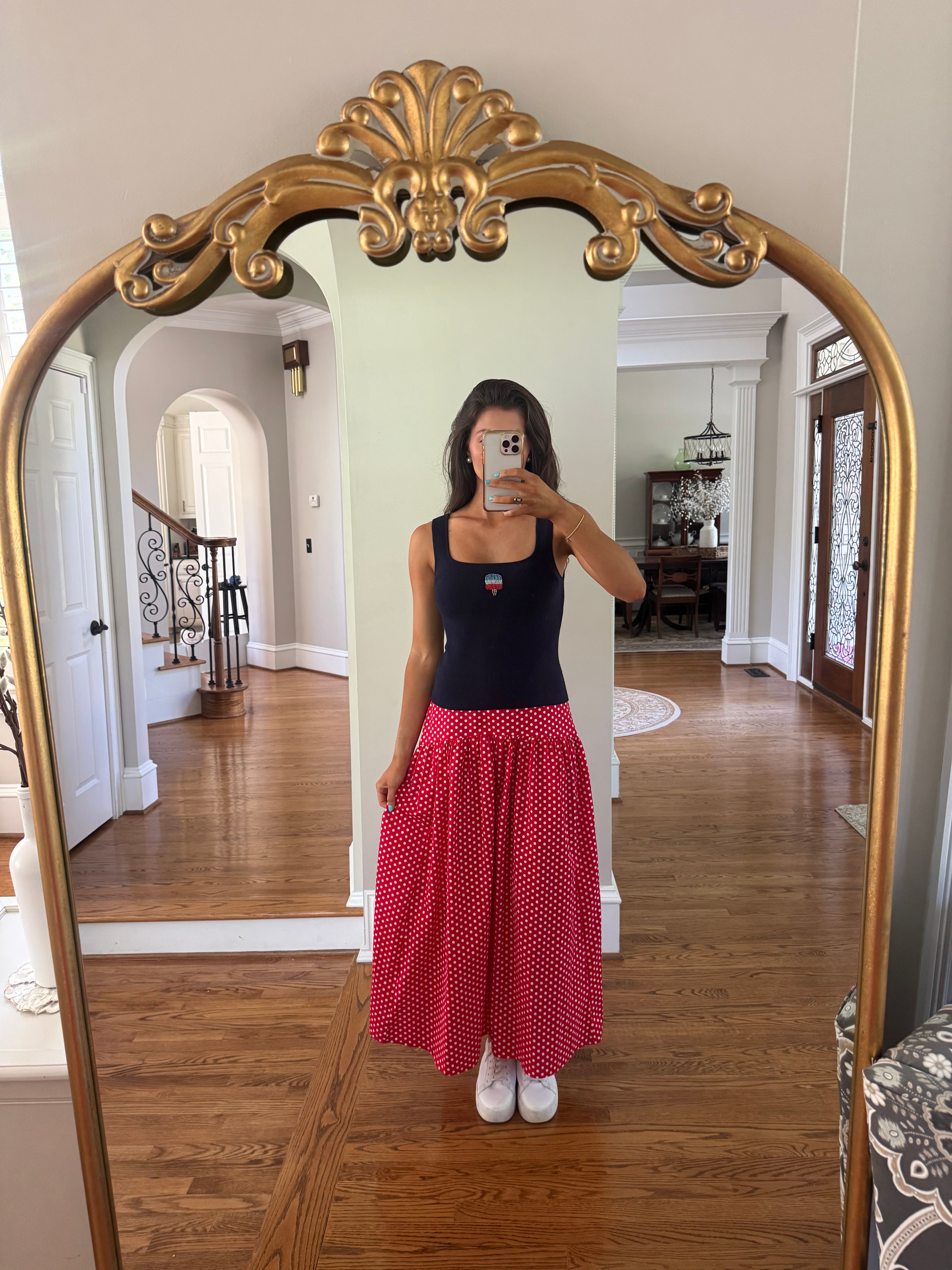 Sweet Summertime Popsicle Top- Navy