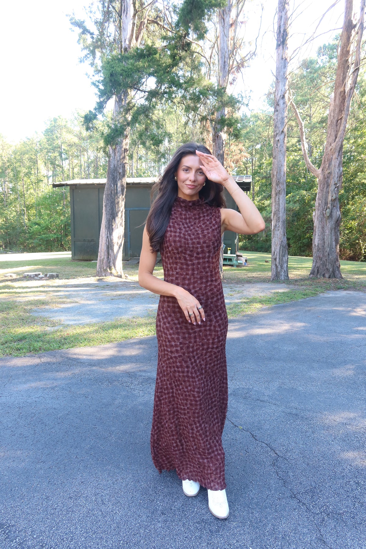 Aspen Maxi Dress- Espresso