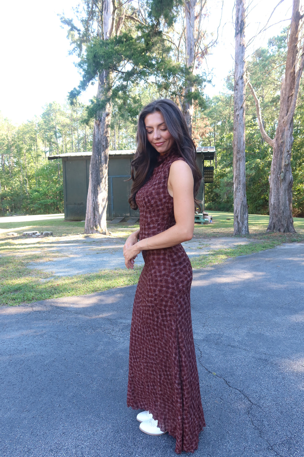 Aspen Maxi Dress- Espresso