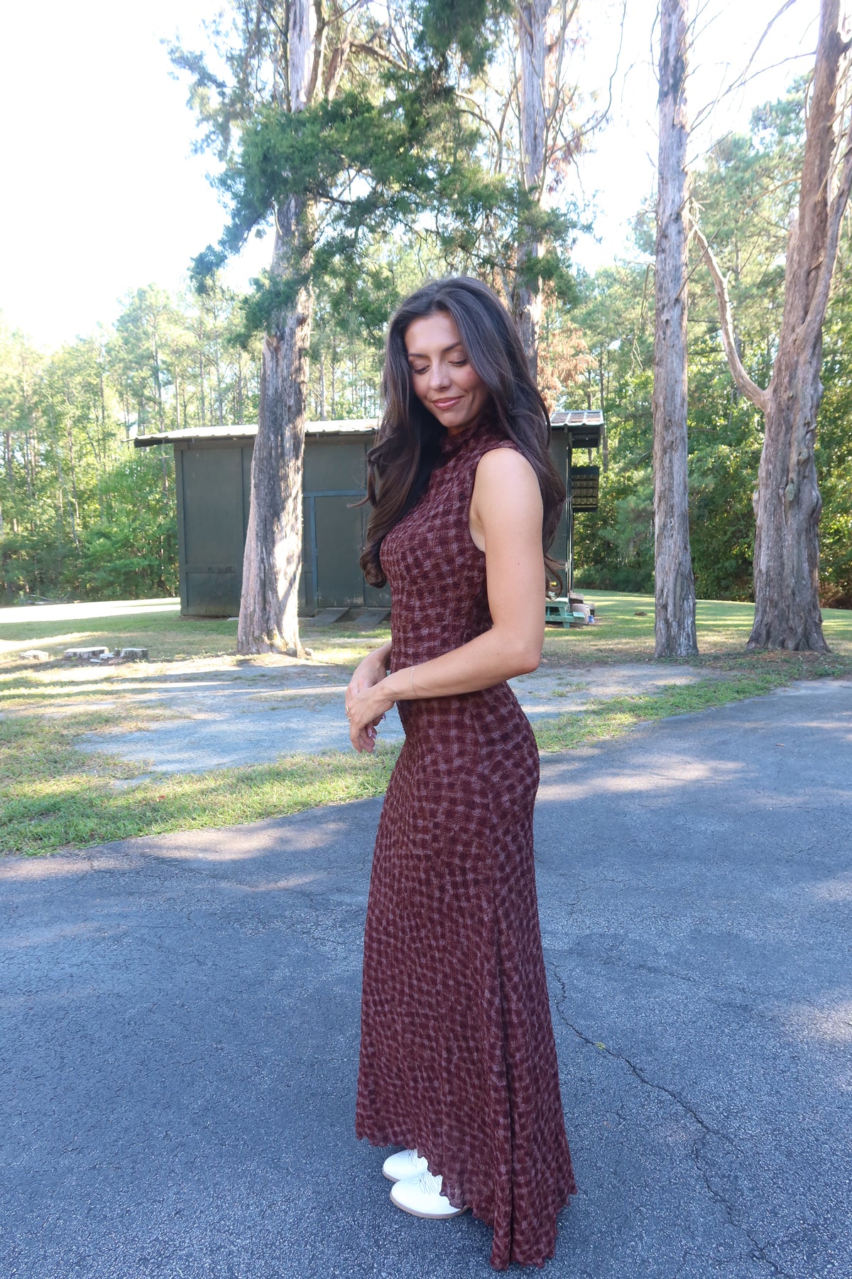 Aspen Maxi Dress- Espresso
