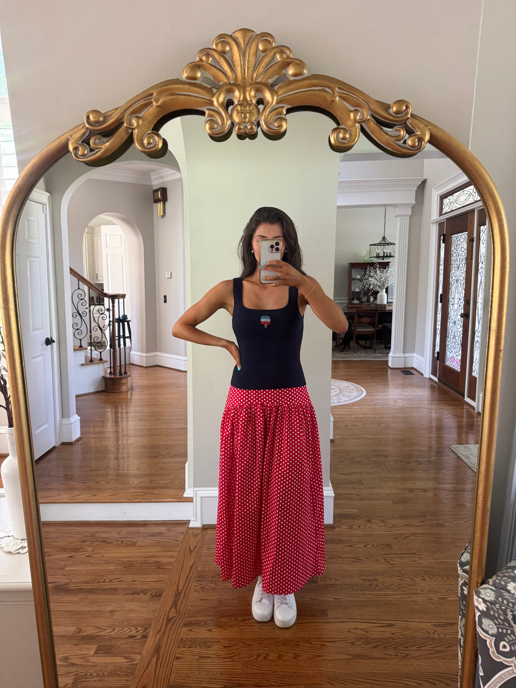 Sweet Summertime Popsicle Top- Navy