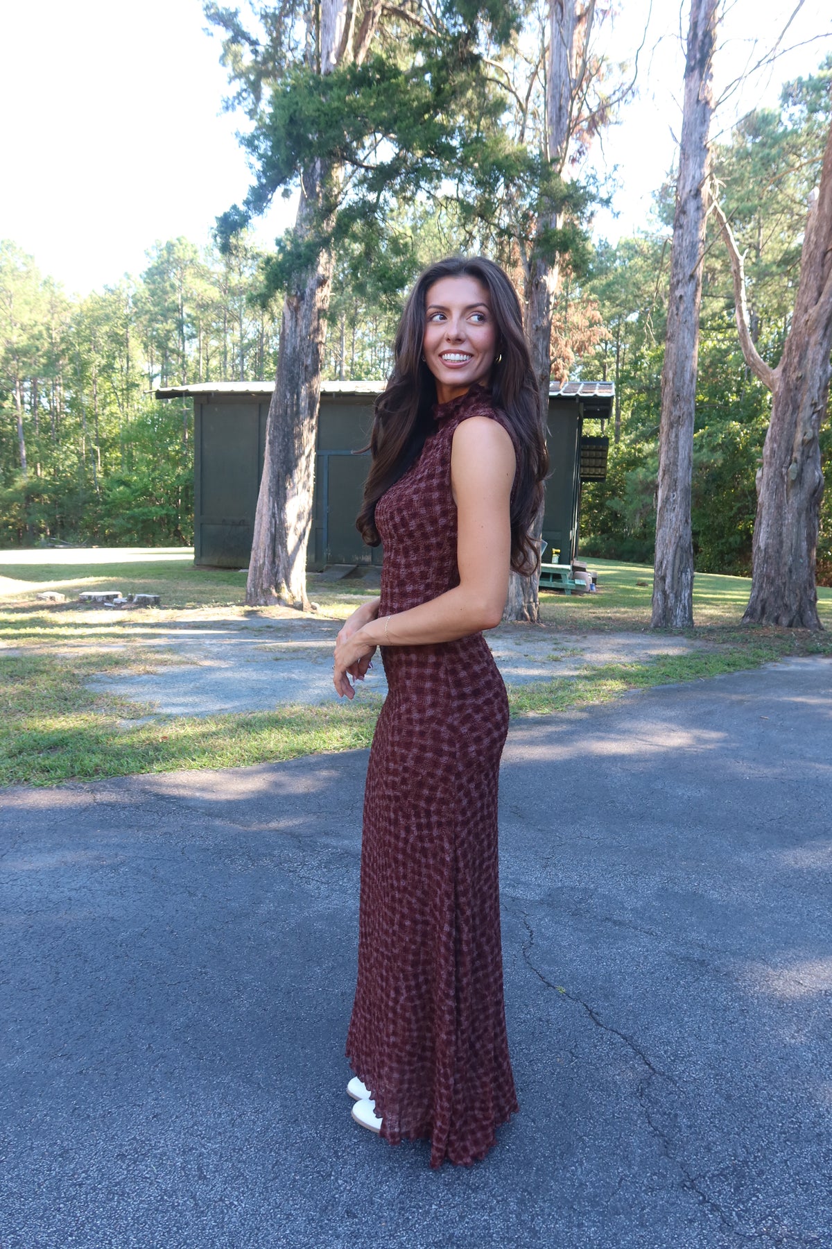 Aspen Maxi Dress- Espresso