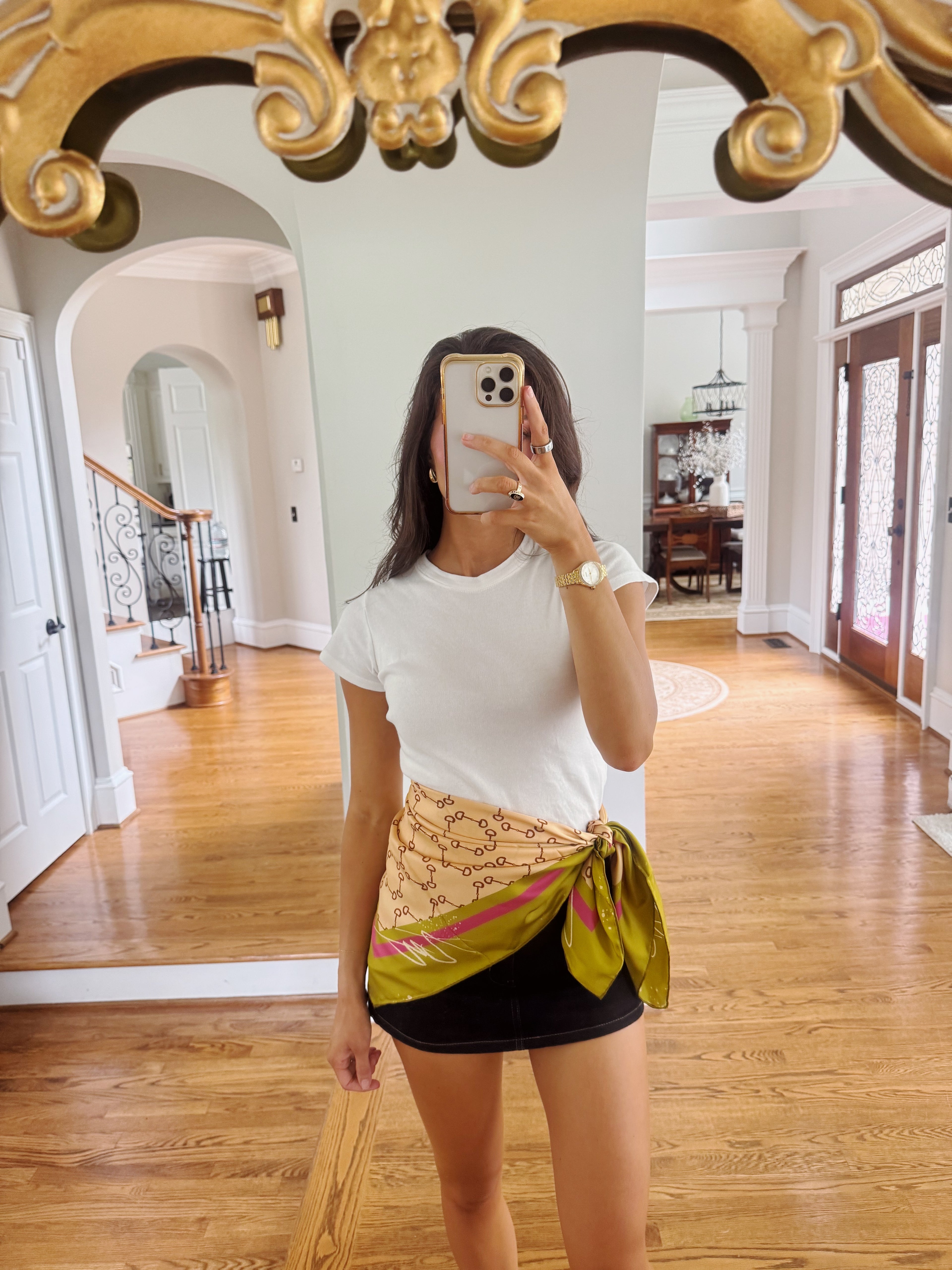Le Mors Silk Scarf- 35x35
