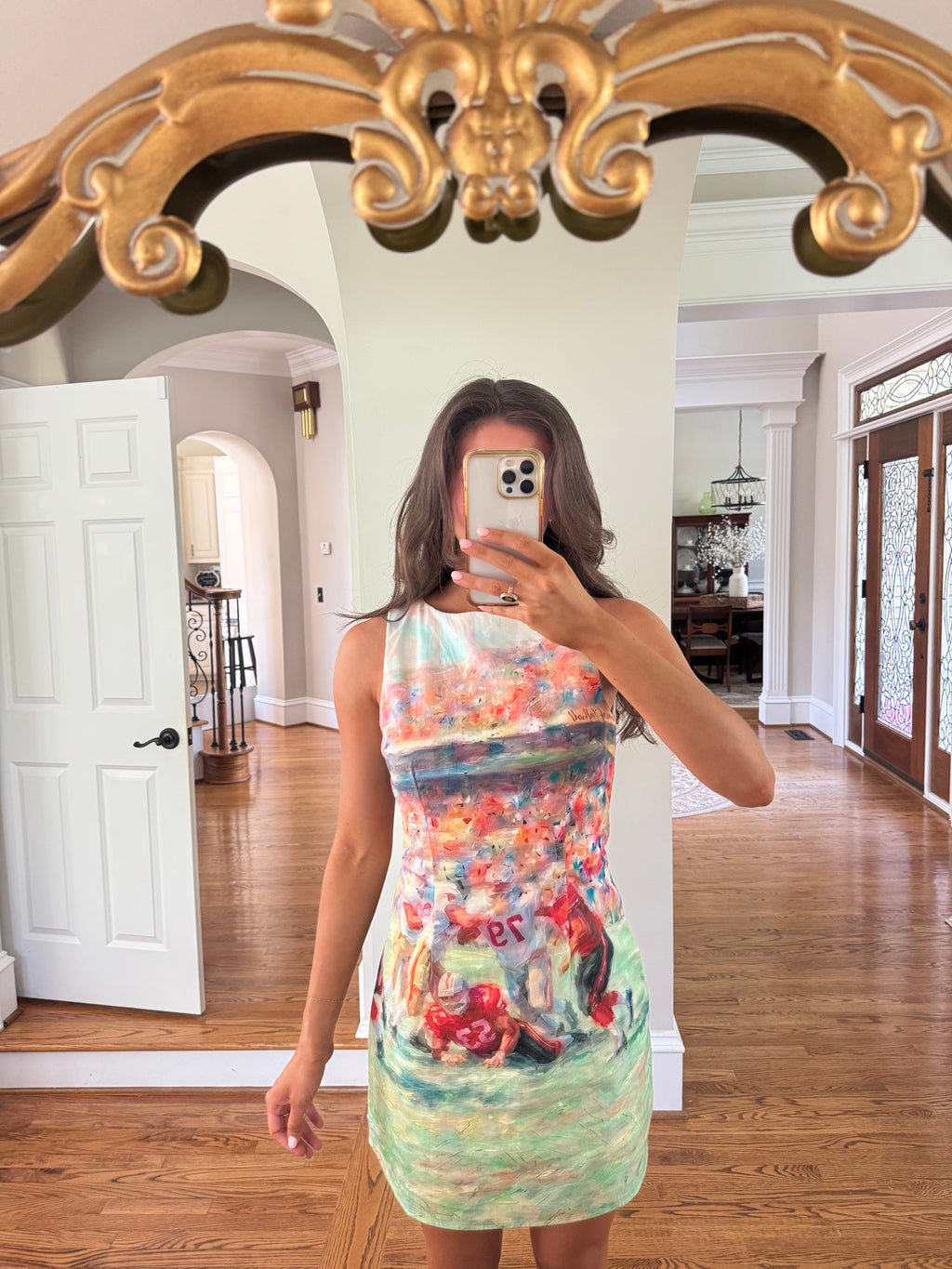 Football Game Day Mini Dress- Multi