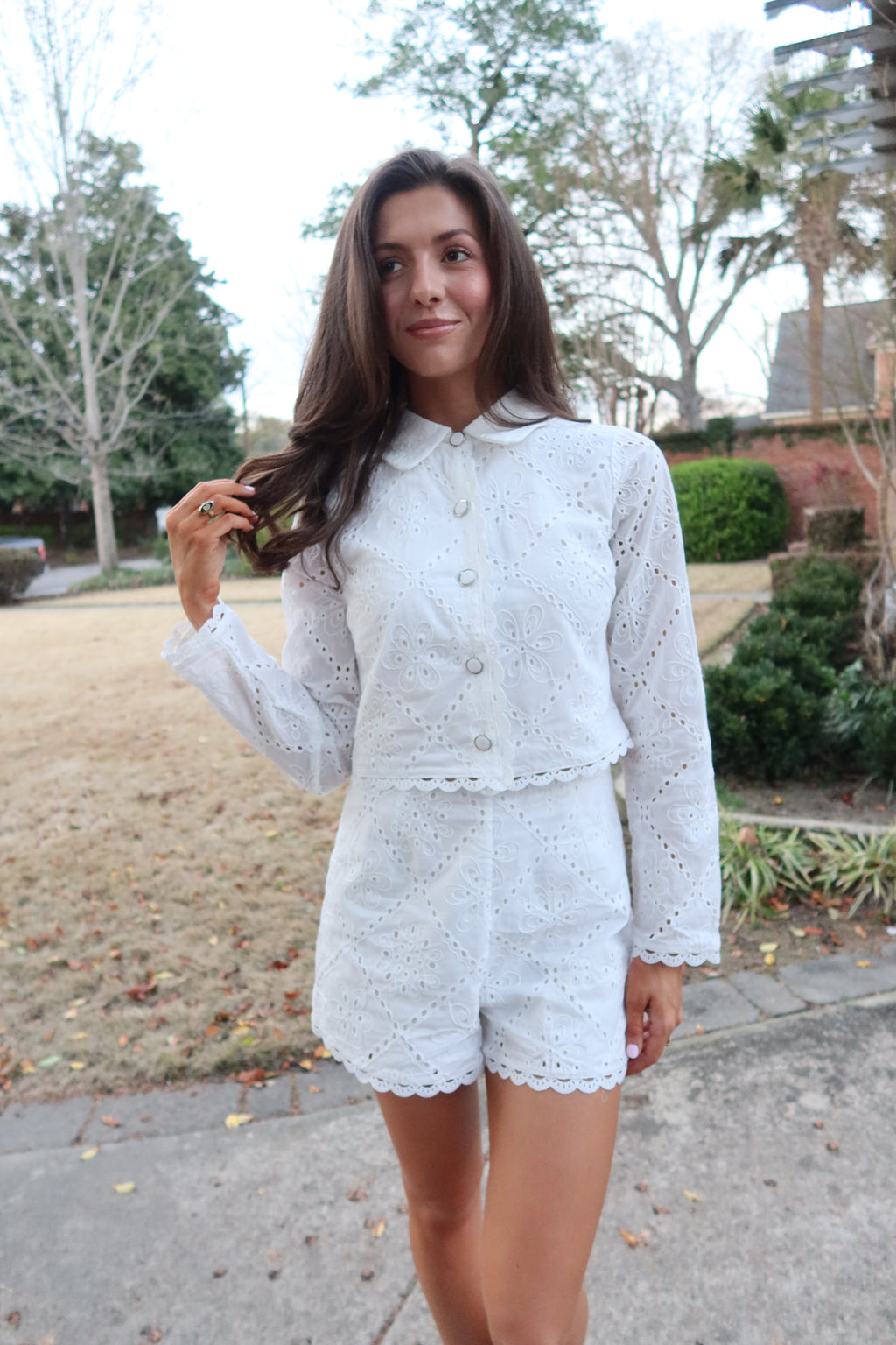 Sunday Best Set Top- White