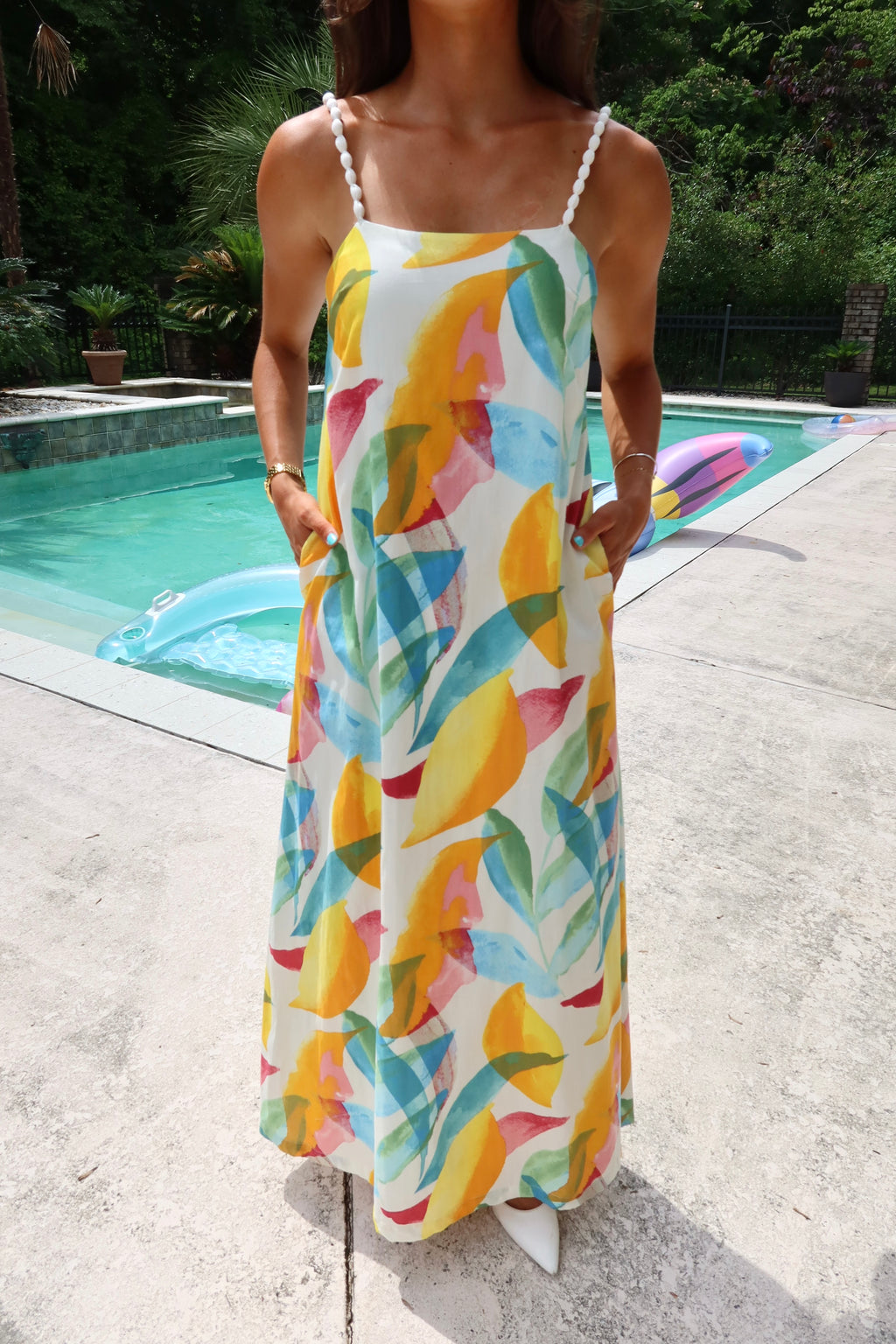 Amalfi Maxi Dress- Multi