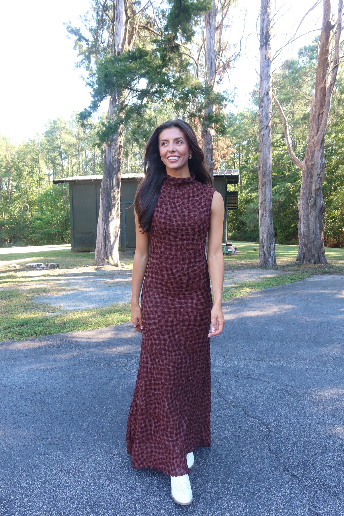 Aspen Maxi Dress- Espresso