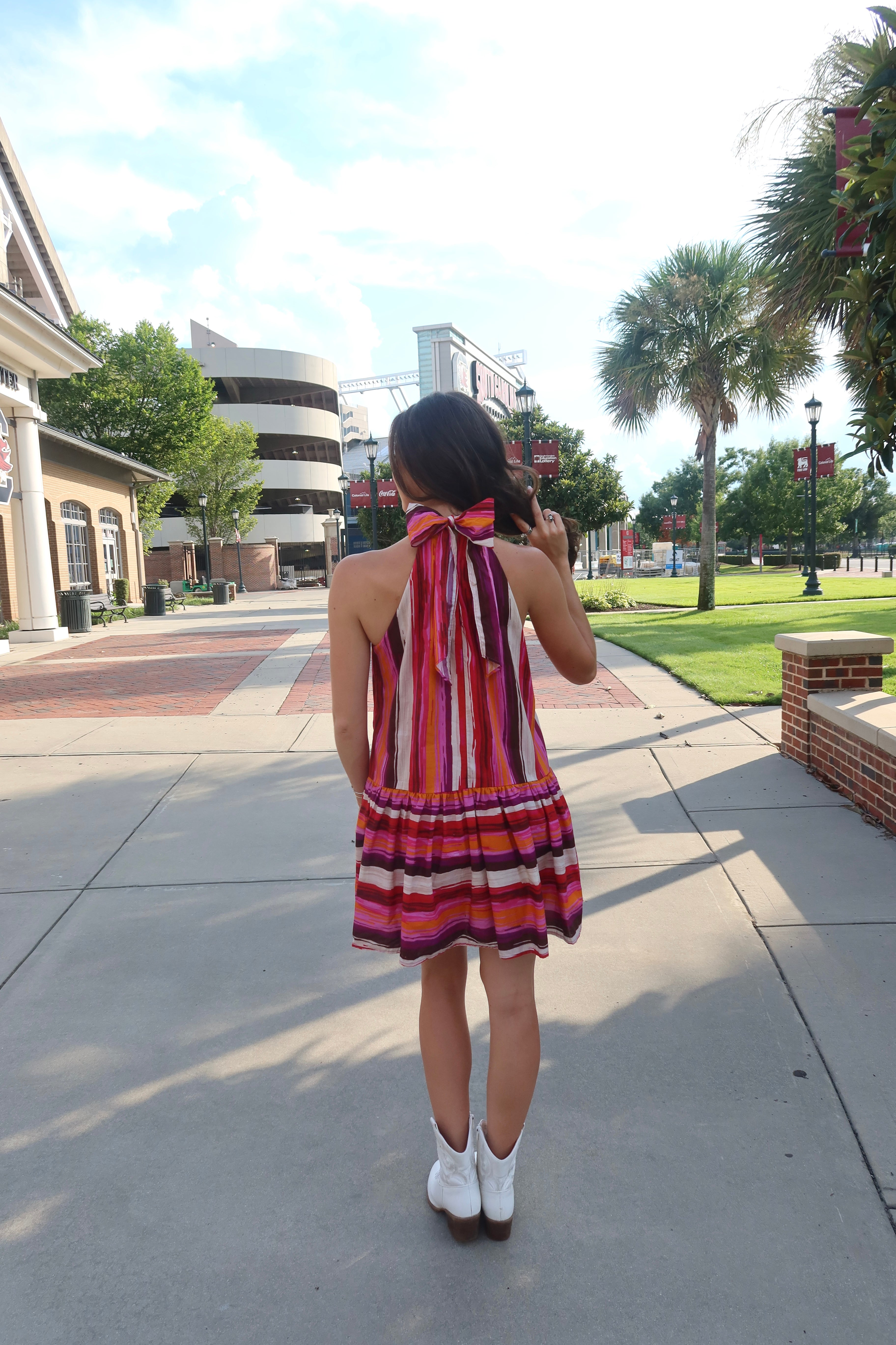 Tiger Town Mini Dress- Multi
