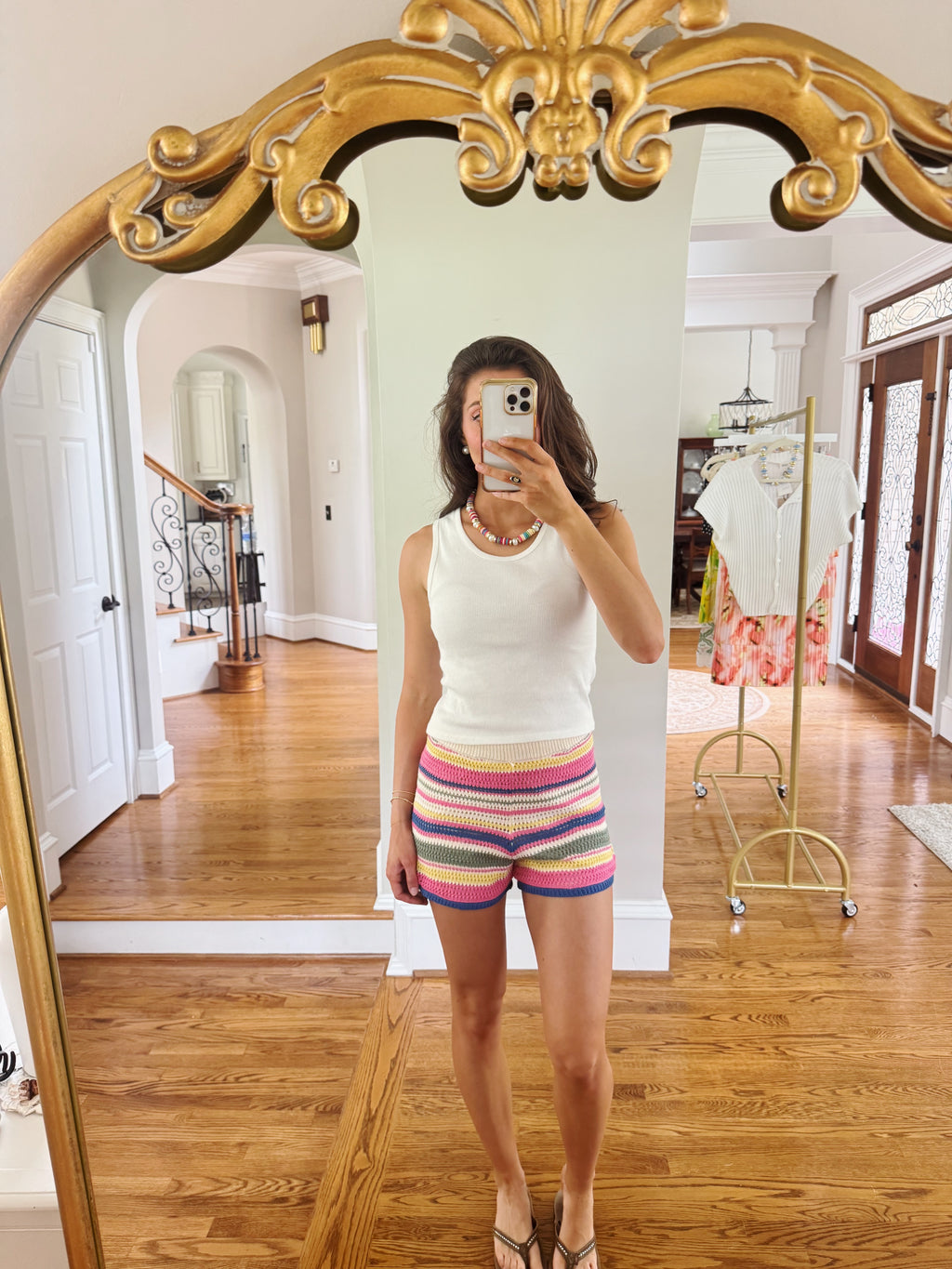 Color Me Crochet Shorts- Multi