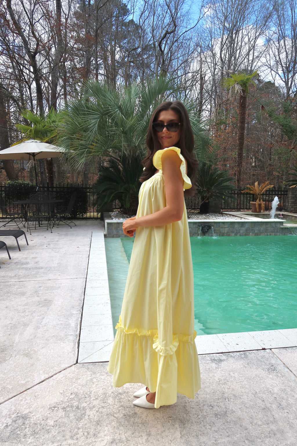 Buttercup Maxi Dress- Butter Yellow