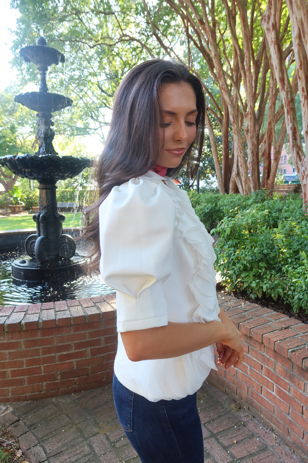 Petal Muse Top- Off White