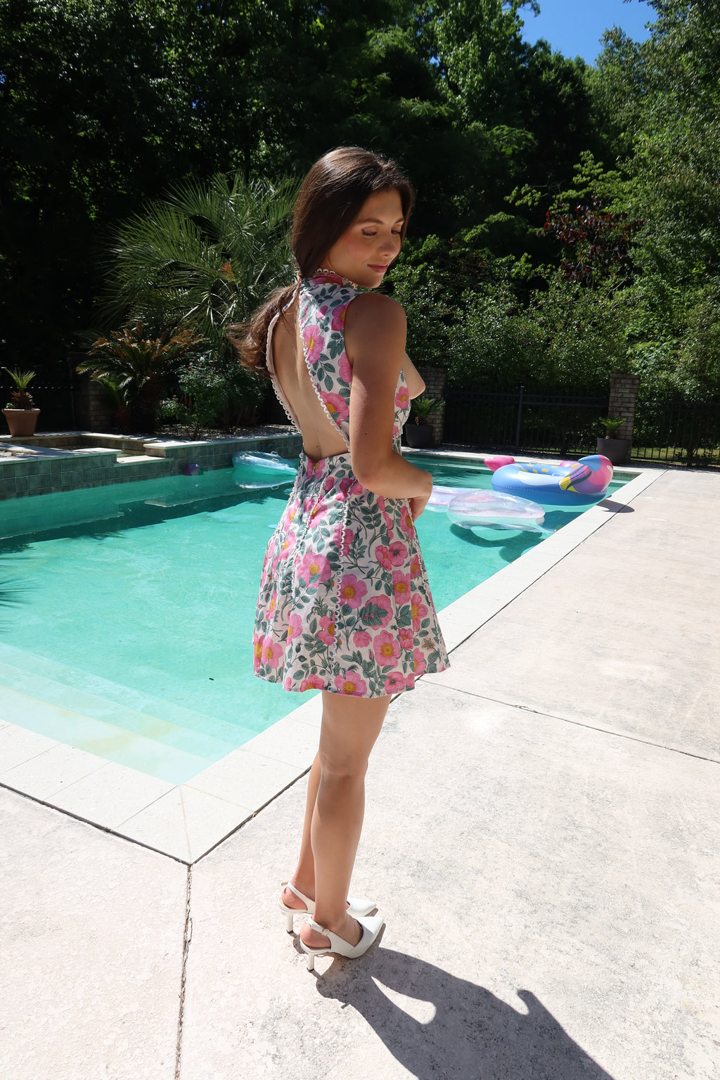 Aloha Mini Dress- Floral Multi