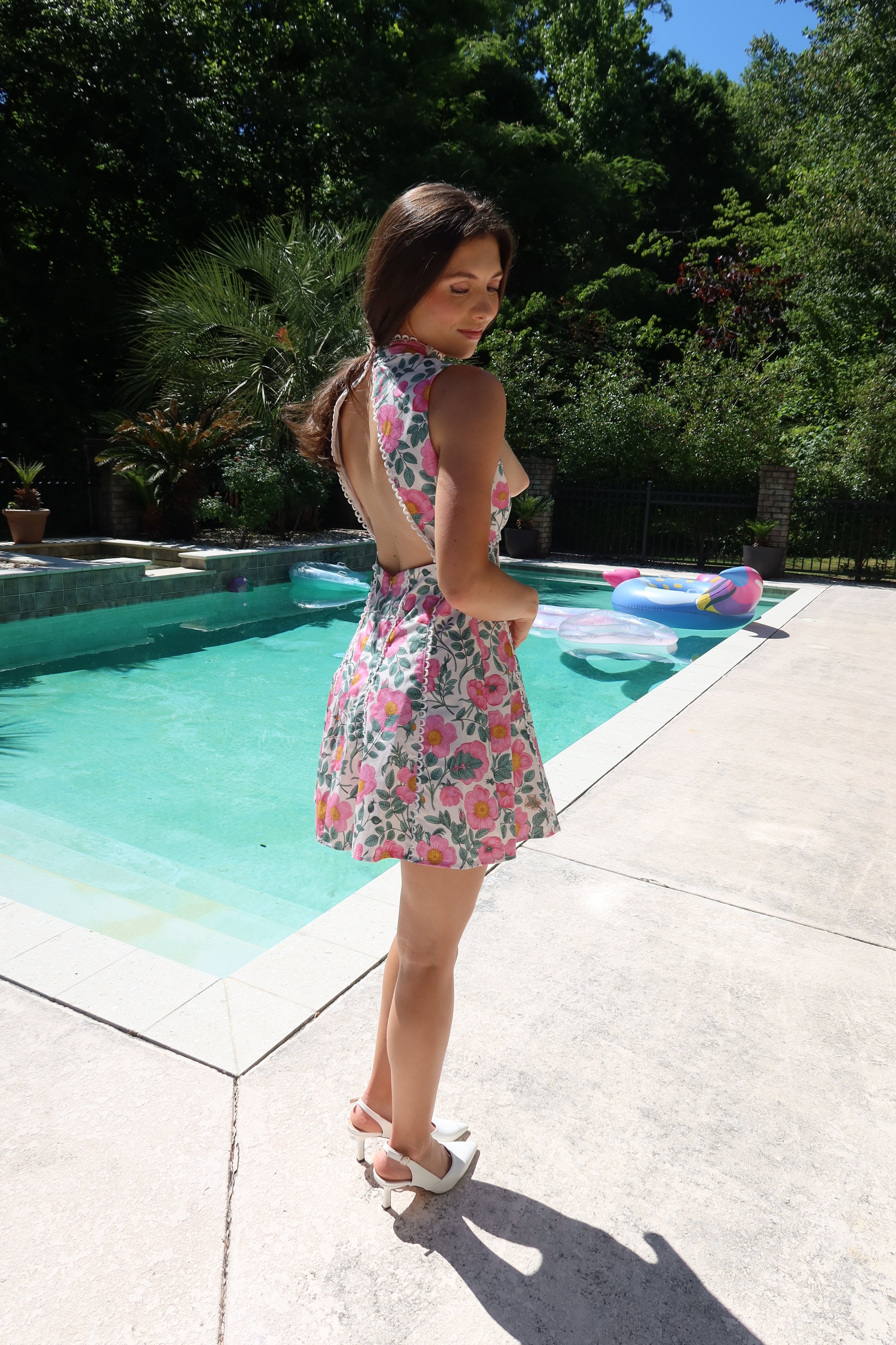 Aloha Mini Dress- Floral Multi