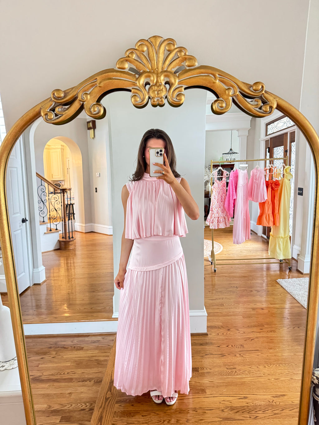 Summer House Set Top- Pink