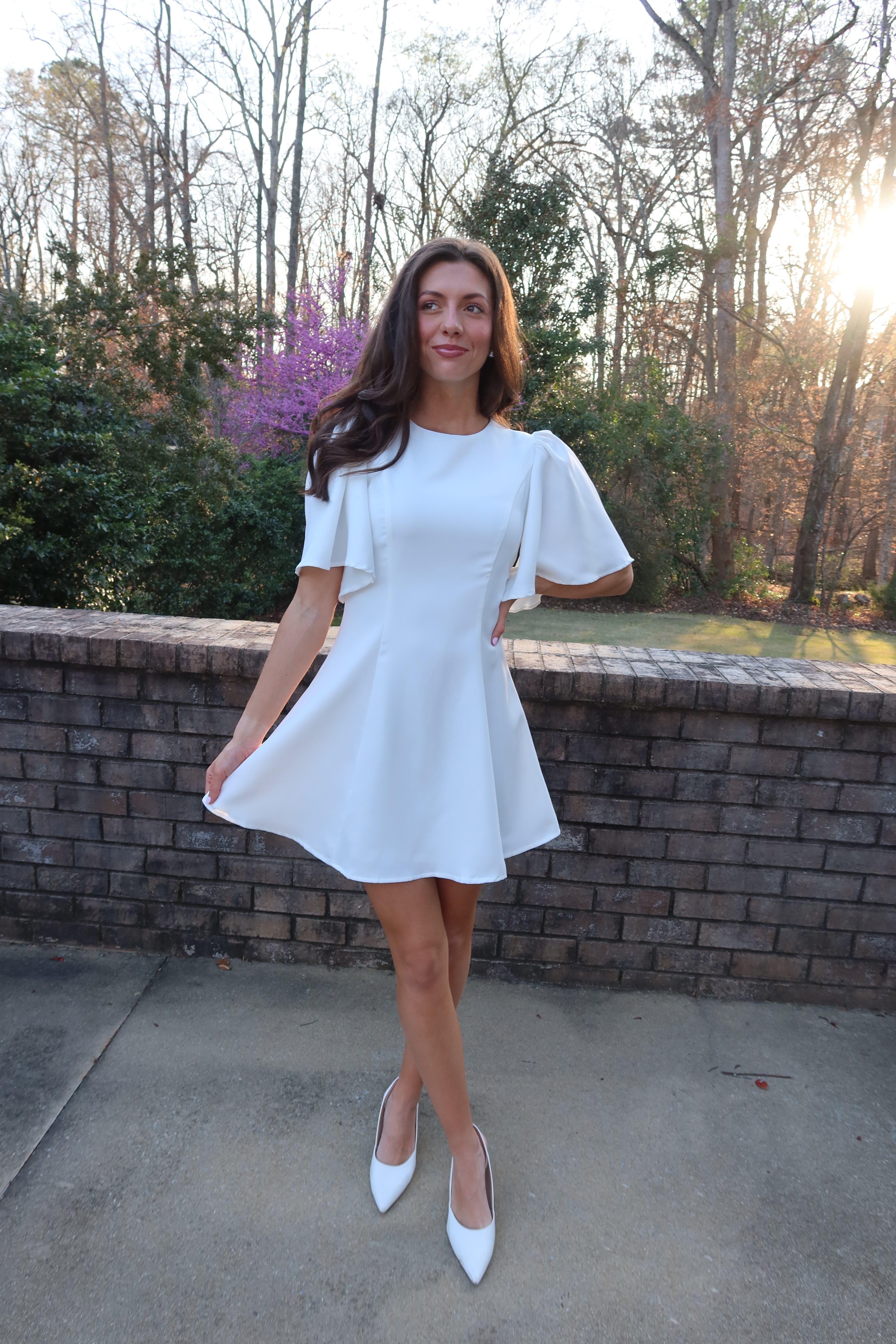 Lola Mini Dress- White