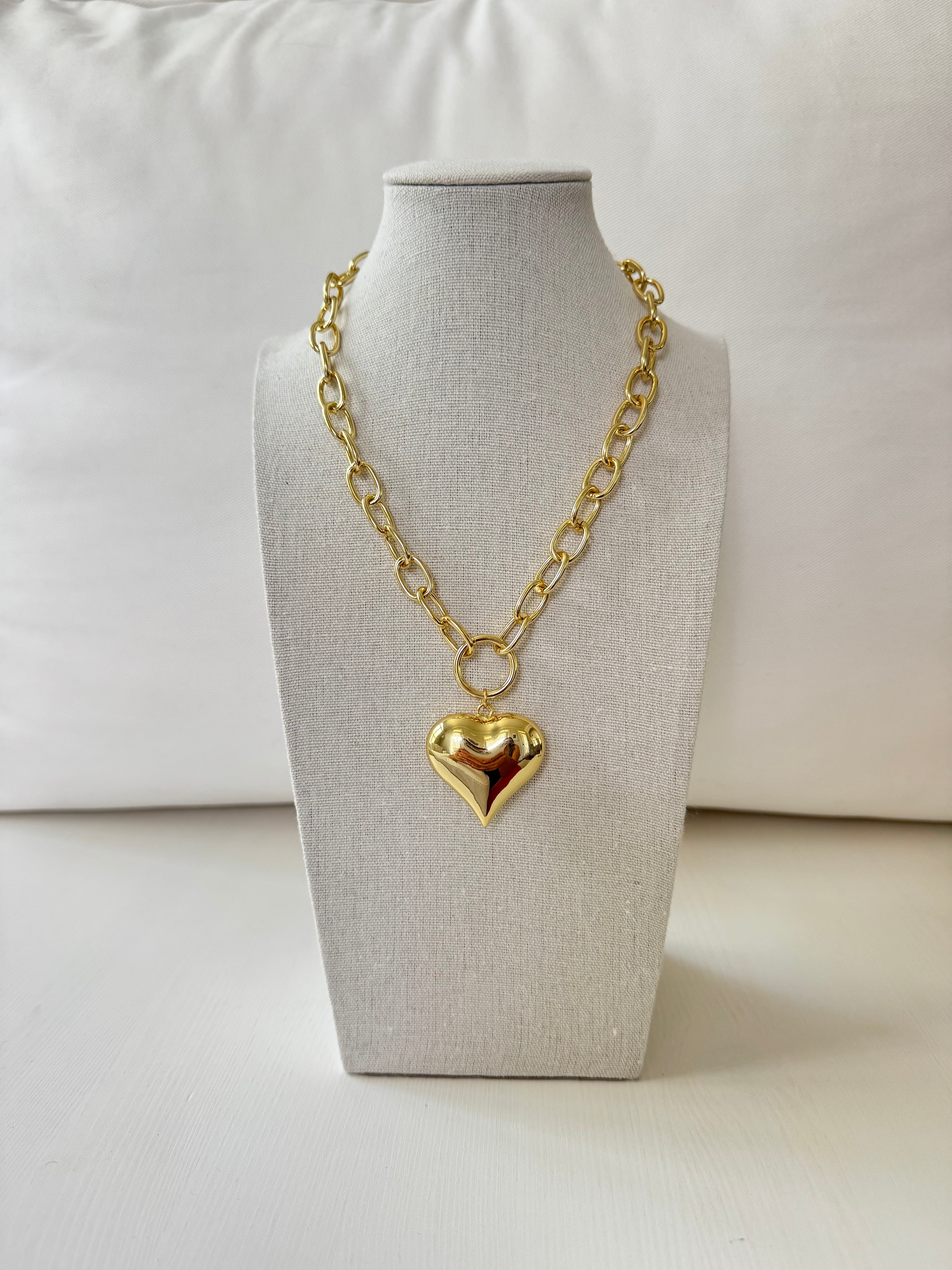 Gold Heart Necklace