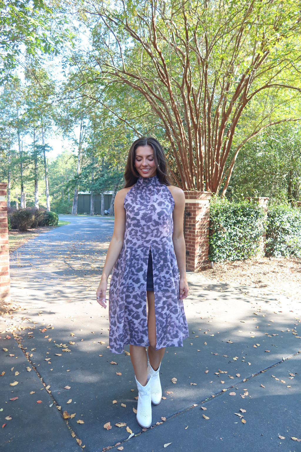 Purple Reign Leopard Top- Purple