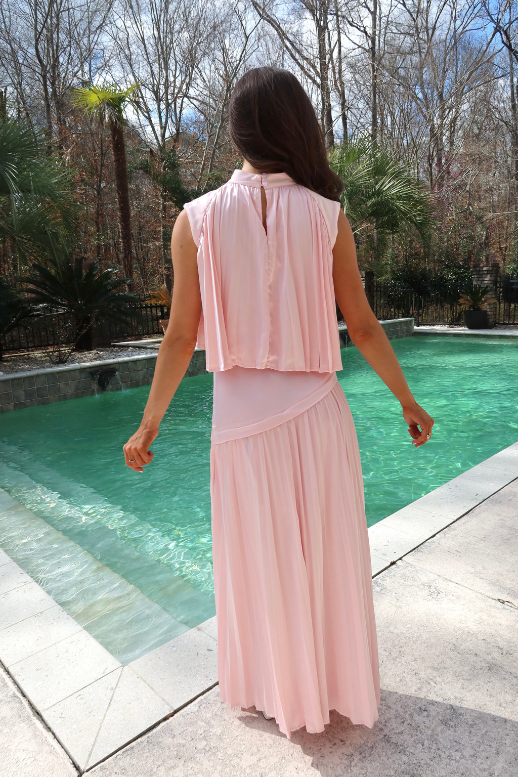 Summer House Set Top- Pink