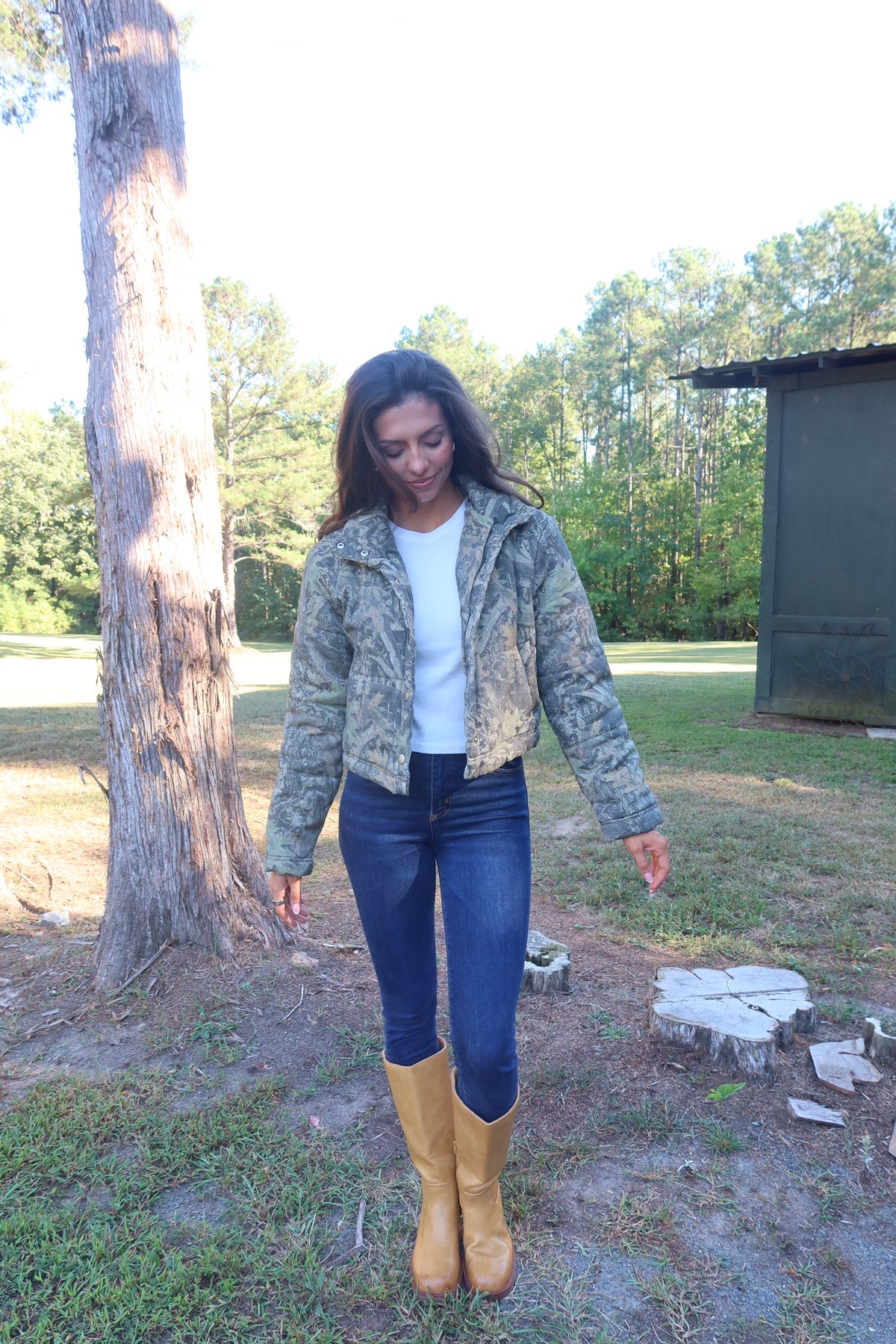 Woodland Camo Puffer- Camo