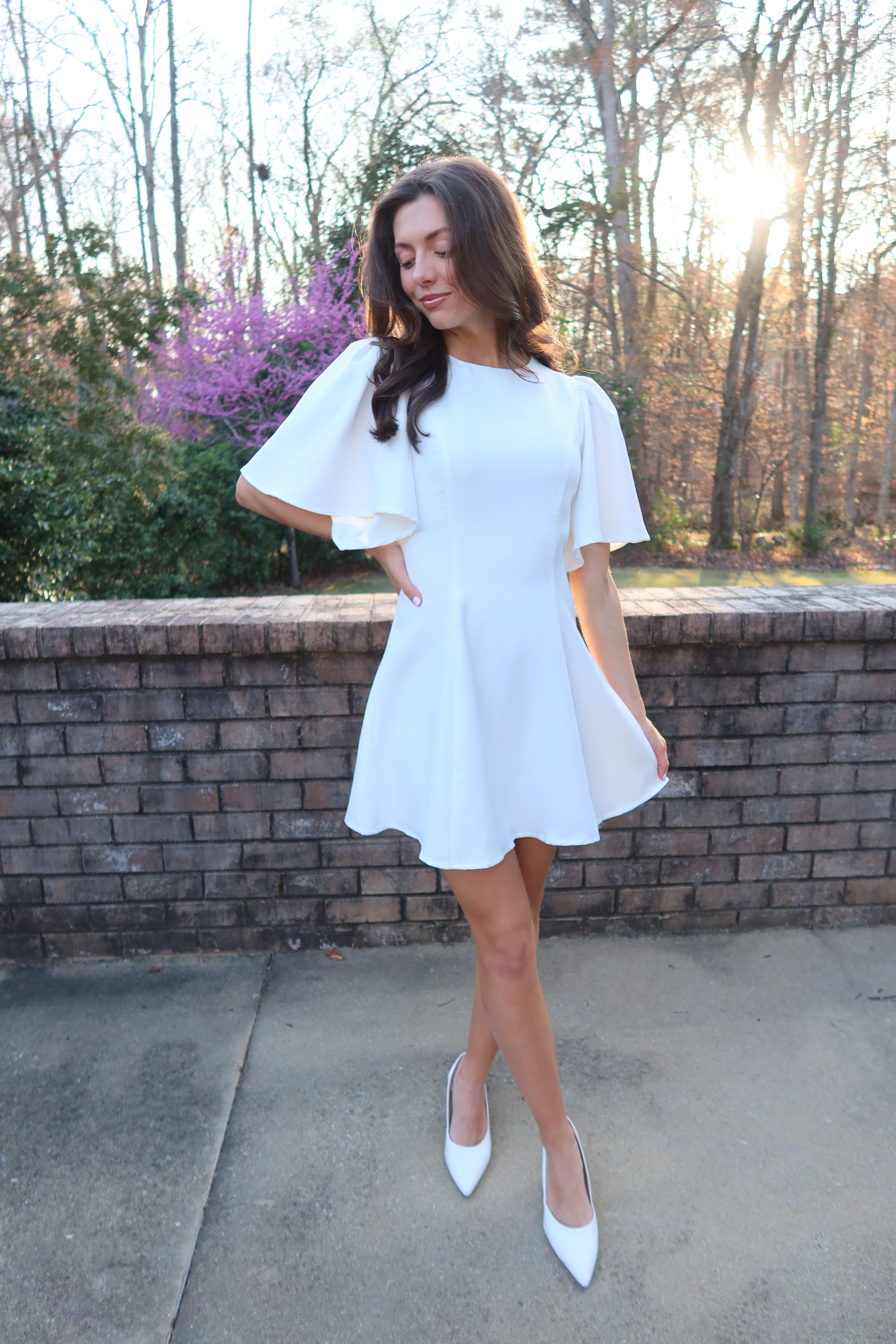 Lola Mini Dress- White