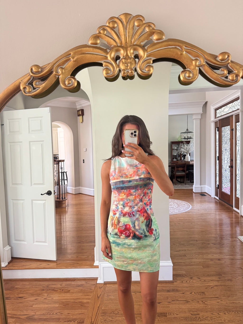 Football Game Day Mini Dress- Multi