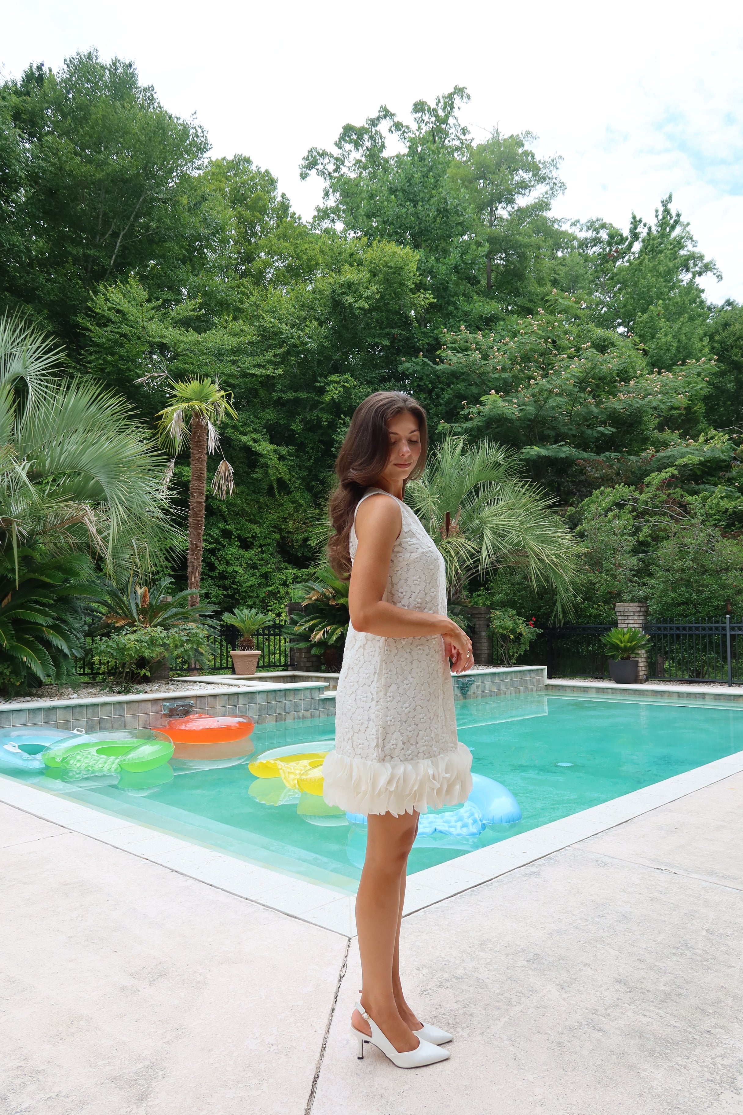 Keepsake Mini Dress- Ivory