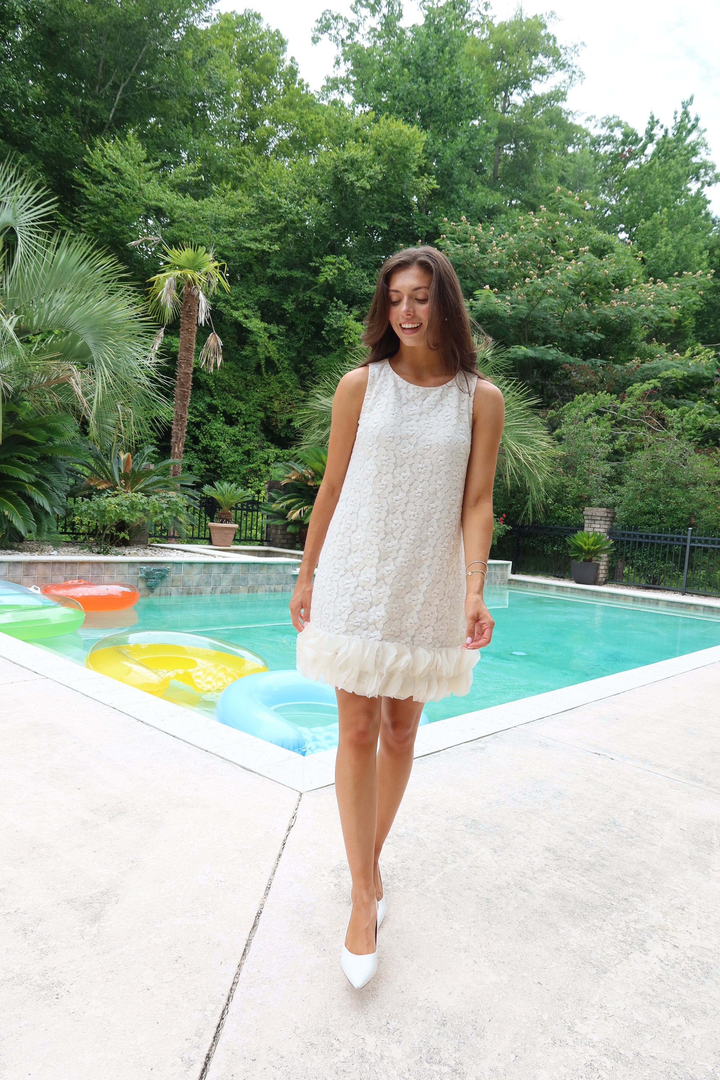 Keepsake Mini Dress- Ivory