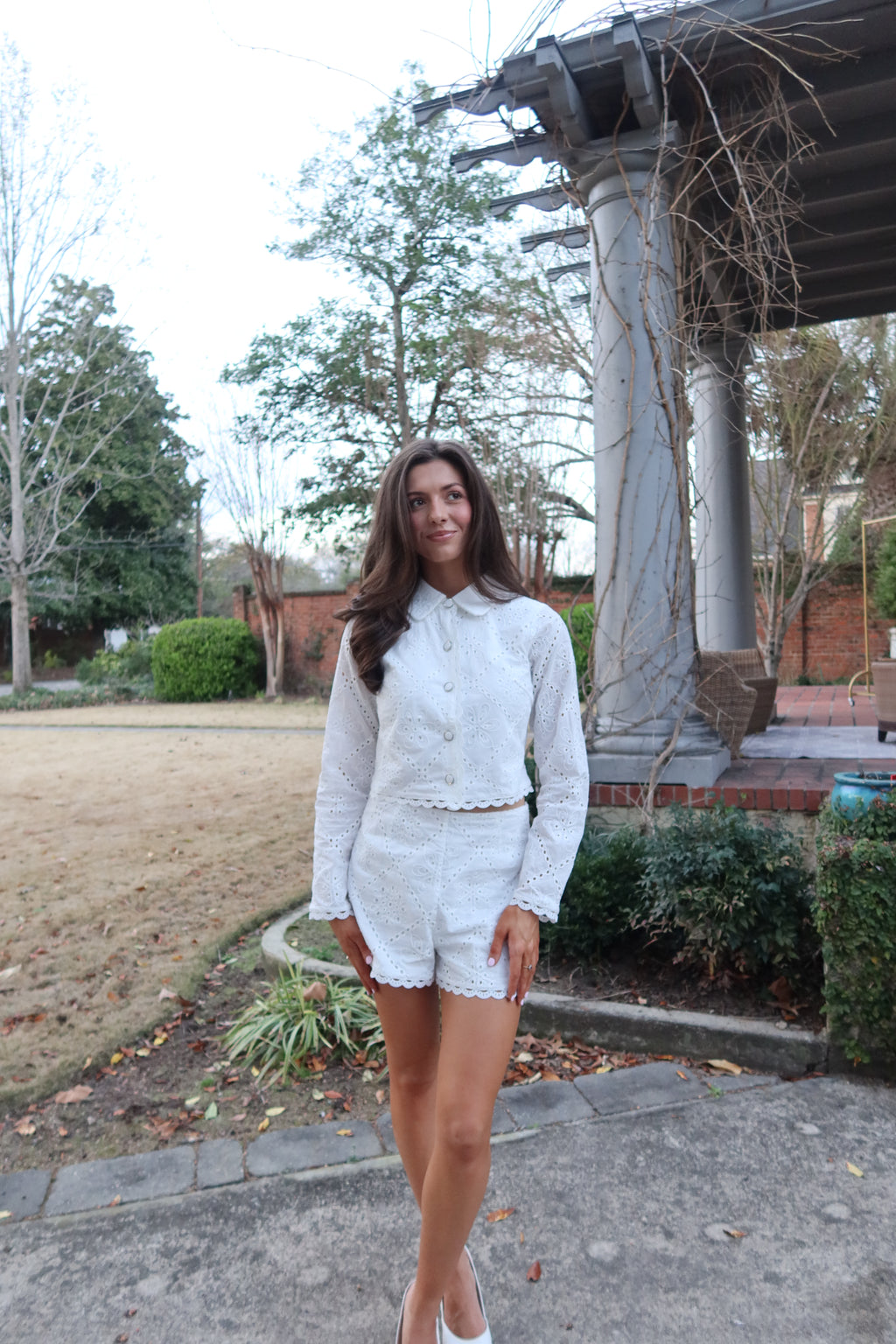 Sunday Best Set Top- White