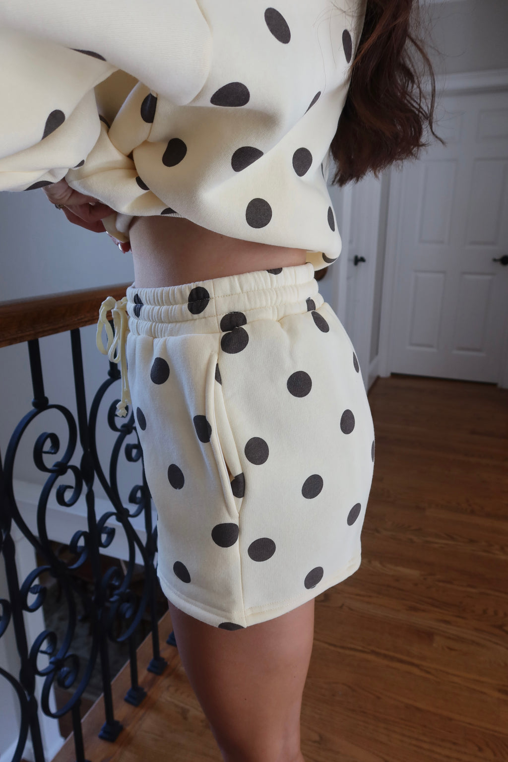 Poppy Polka Dot Set- Yellow/Brown