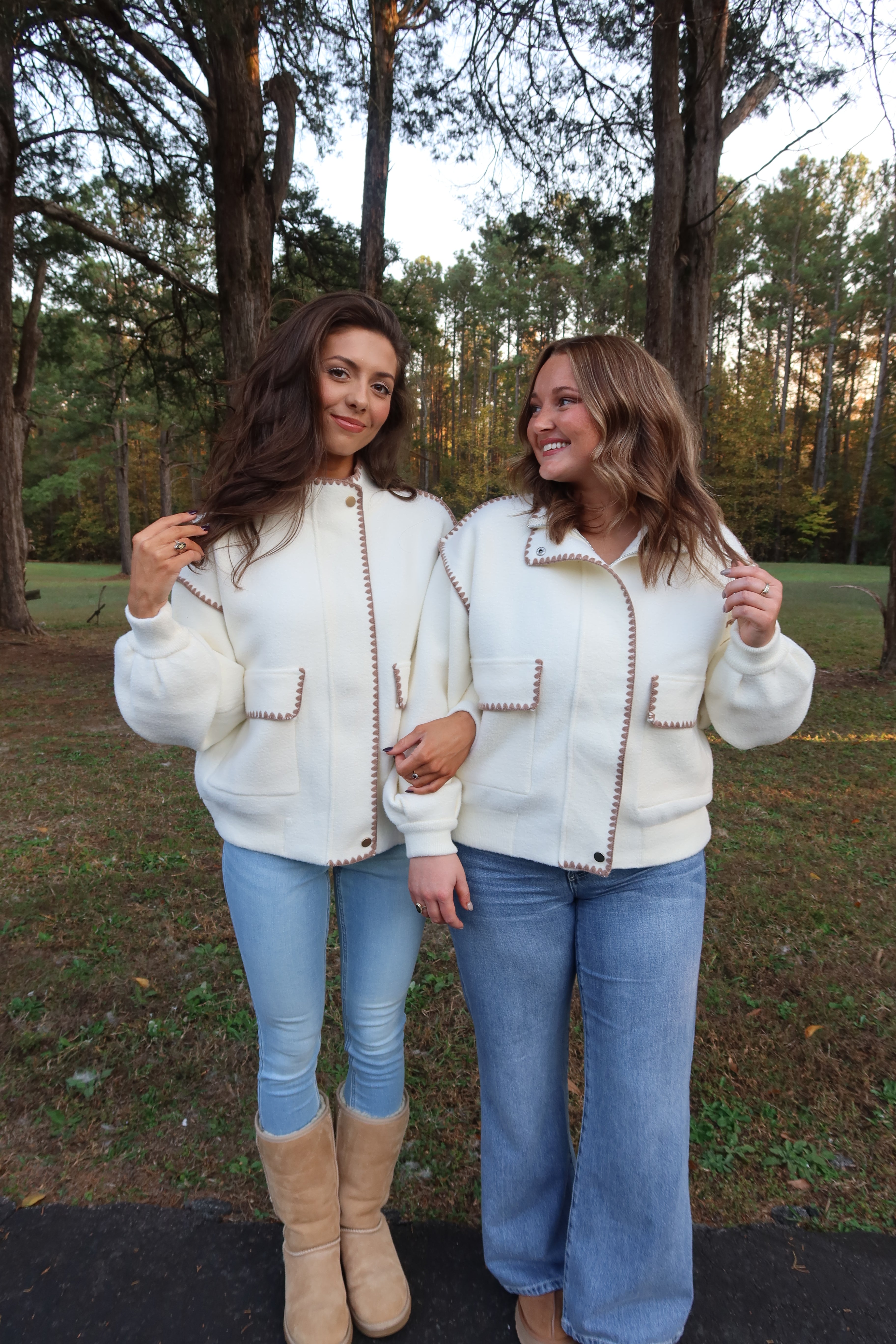 Cabinwood Jacket- Ivory/Mocha