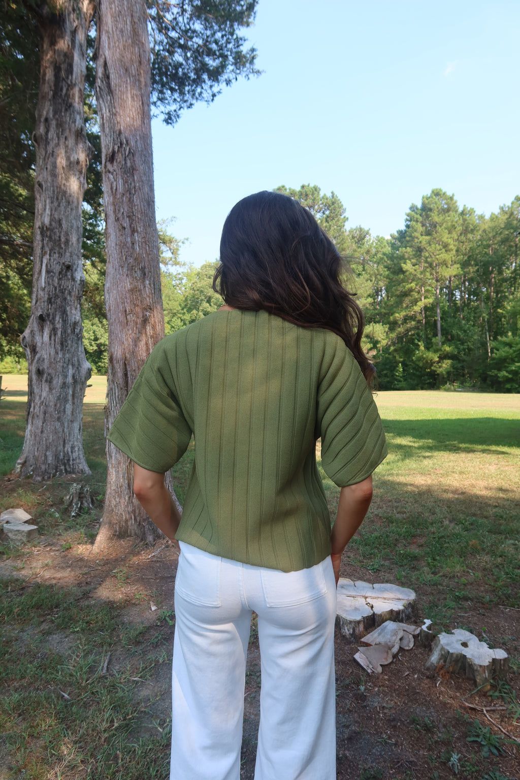 Lorelai Top- Martini Olive