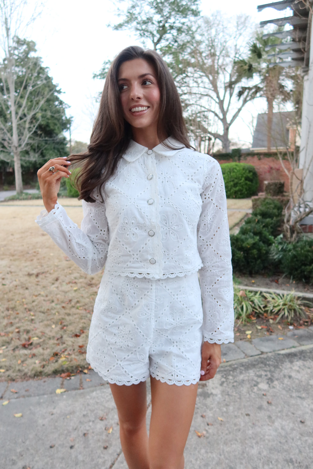 Sunday Best Set Top- White