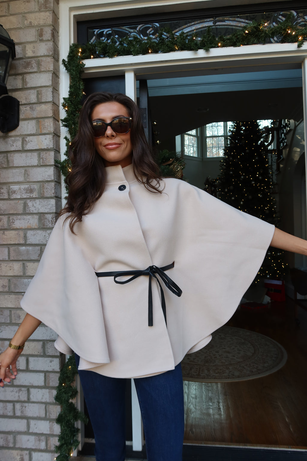 Kingston Cape Coat- Beige
