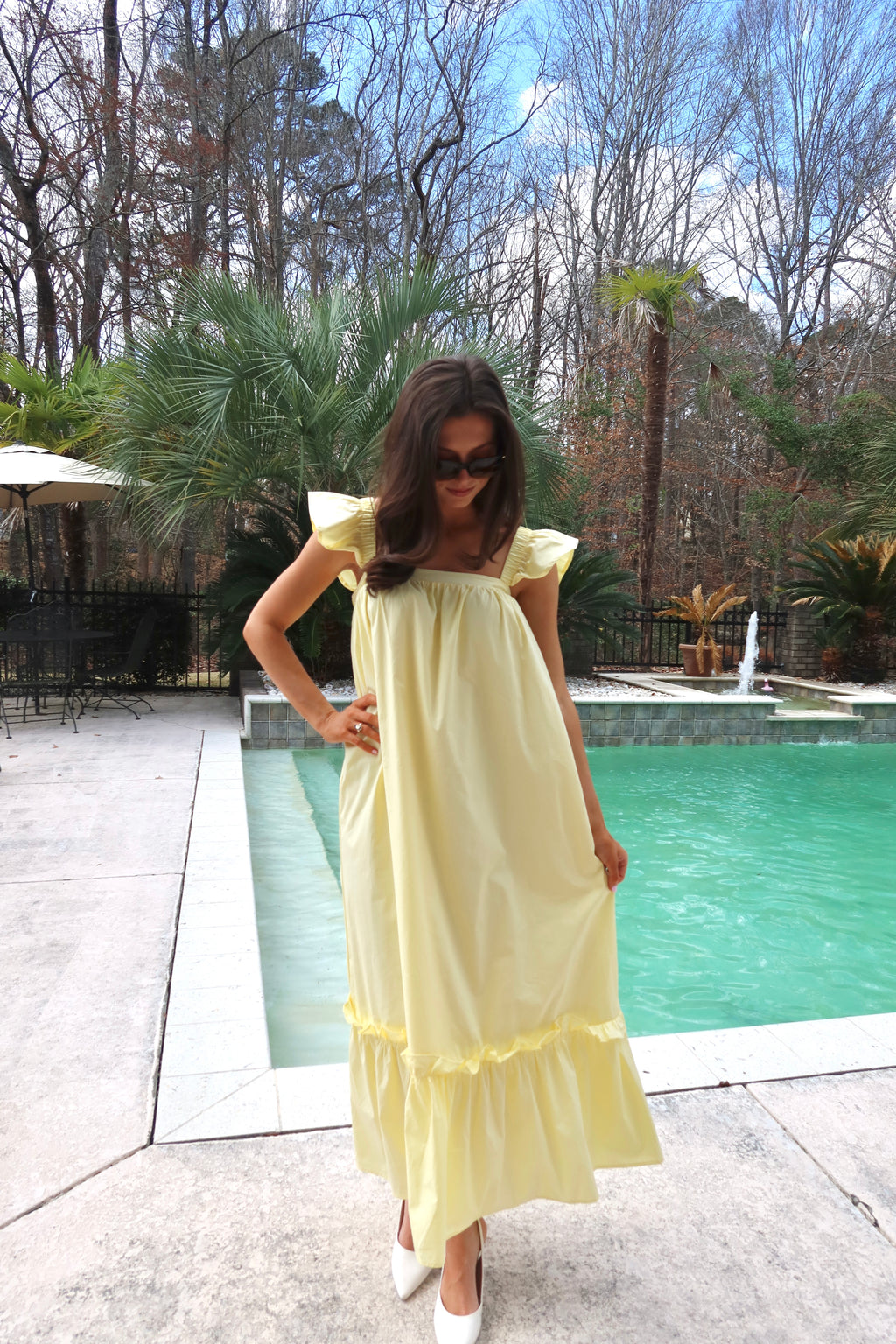 Buttercup Maxi Dress- Butter Yellow