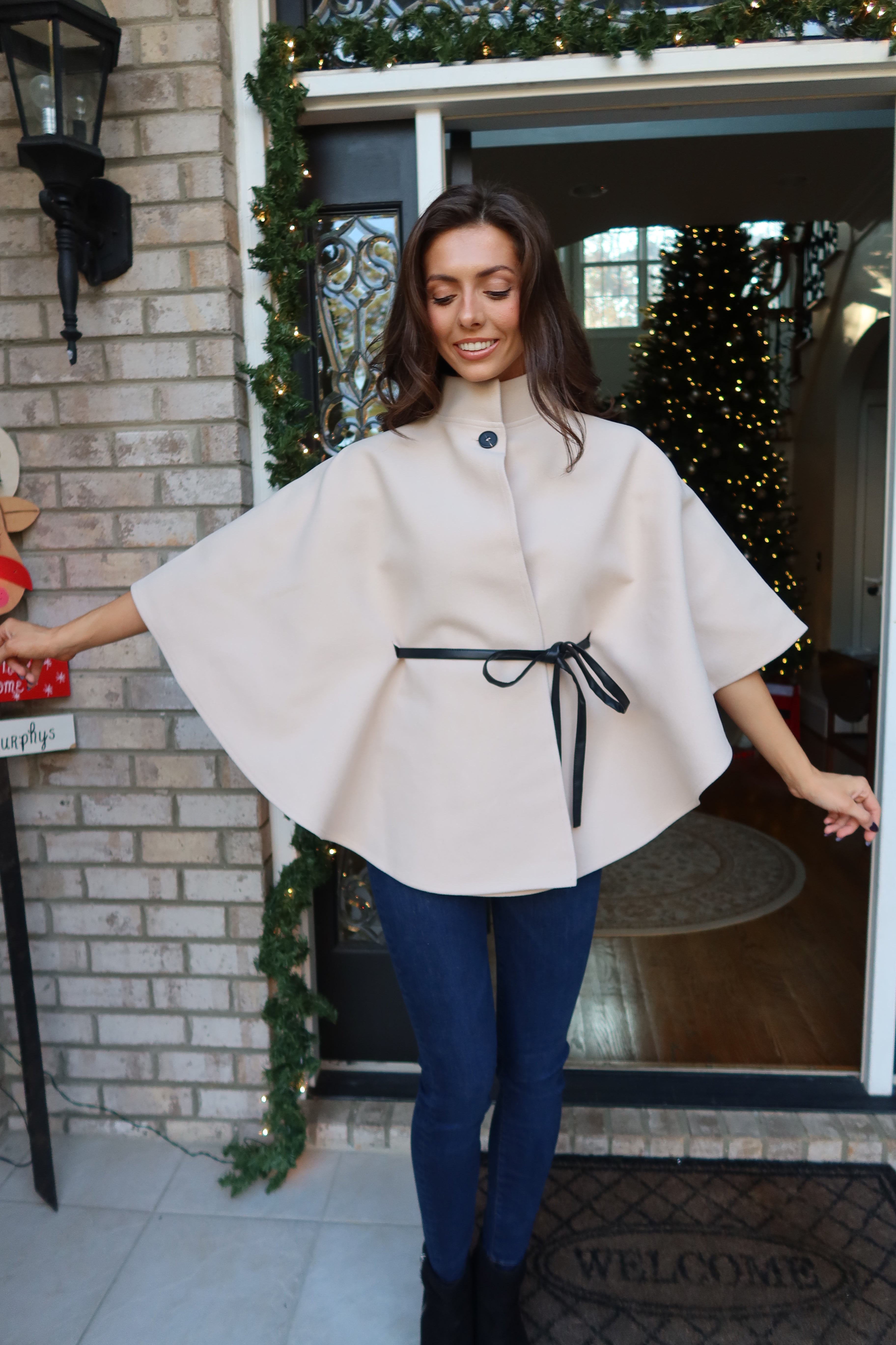 Kingston Cape Coat- Beige