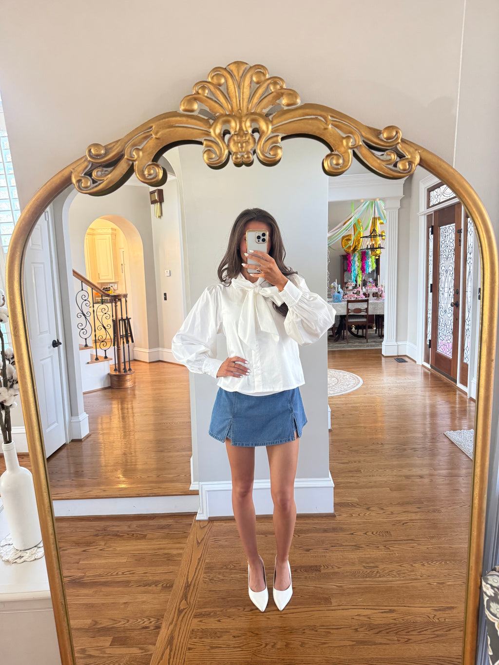 Gina Skort- Denim