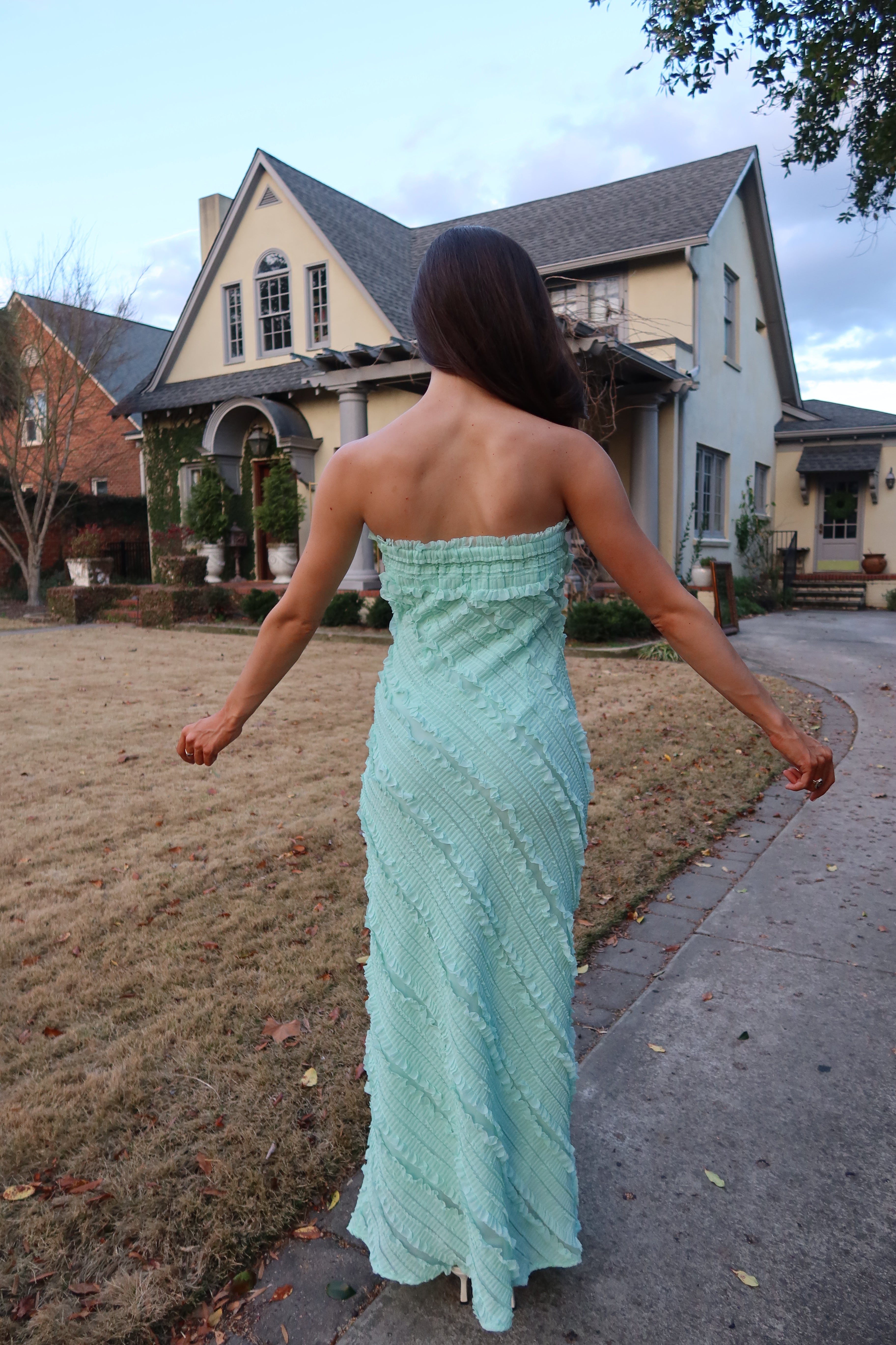 Mint Meadow Maxi Dress- Mint Green