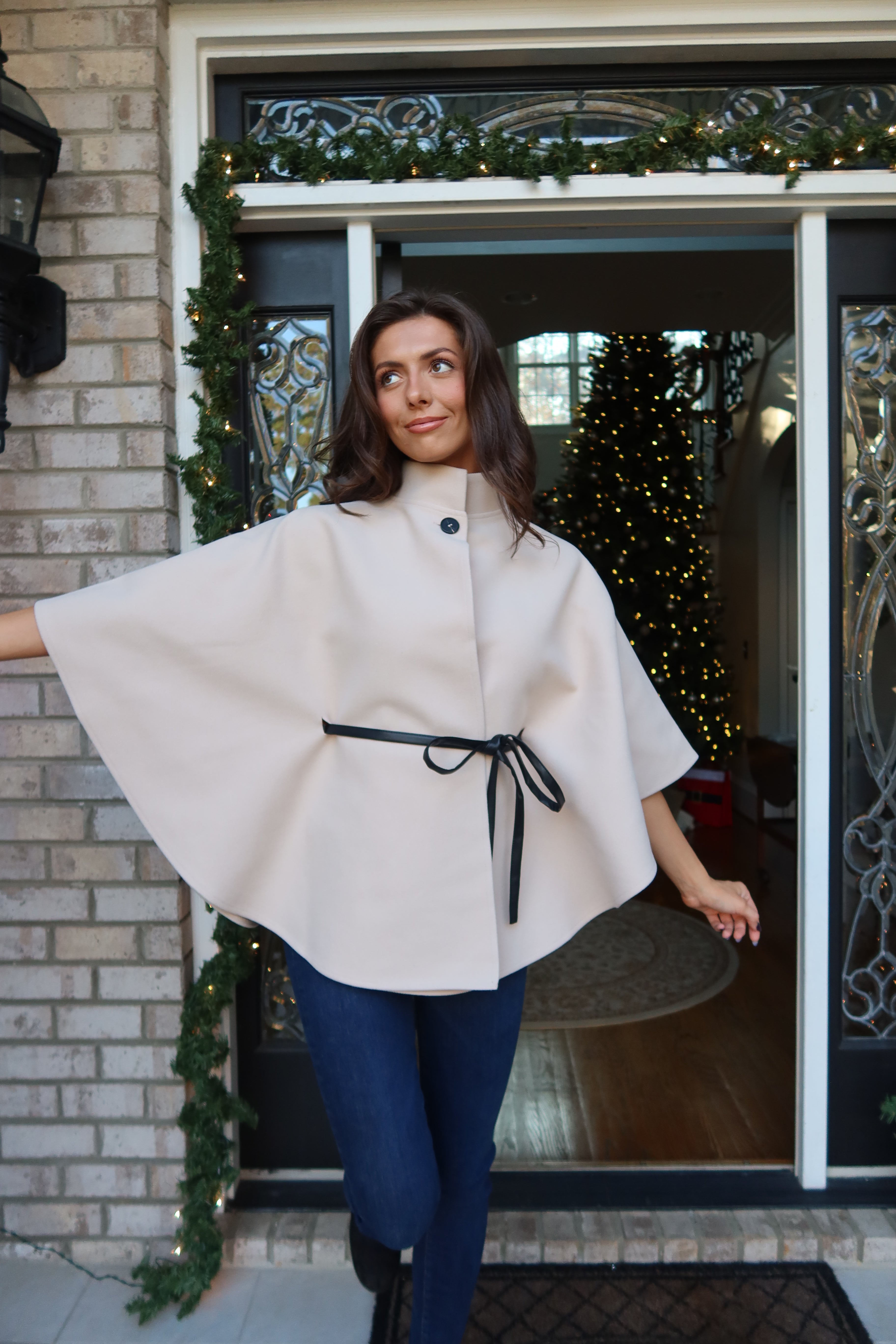 Kingston Cape Coat- Beige