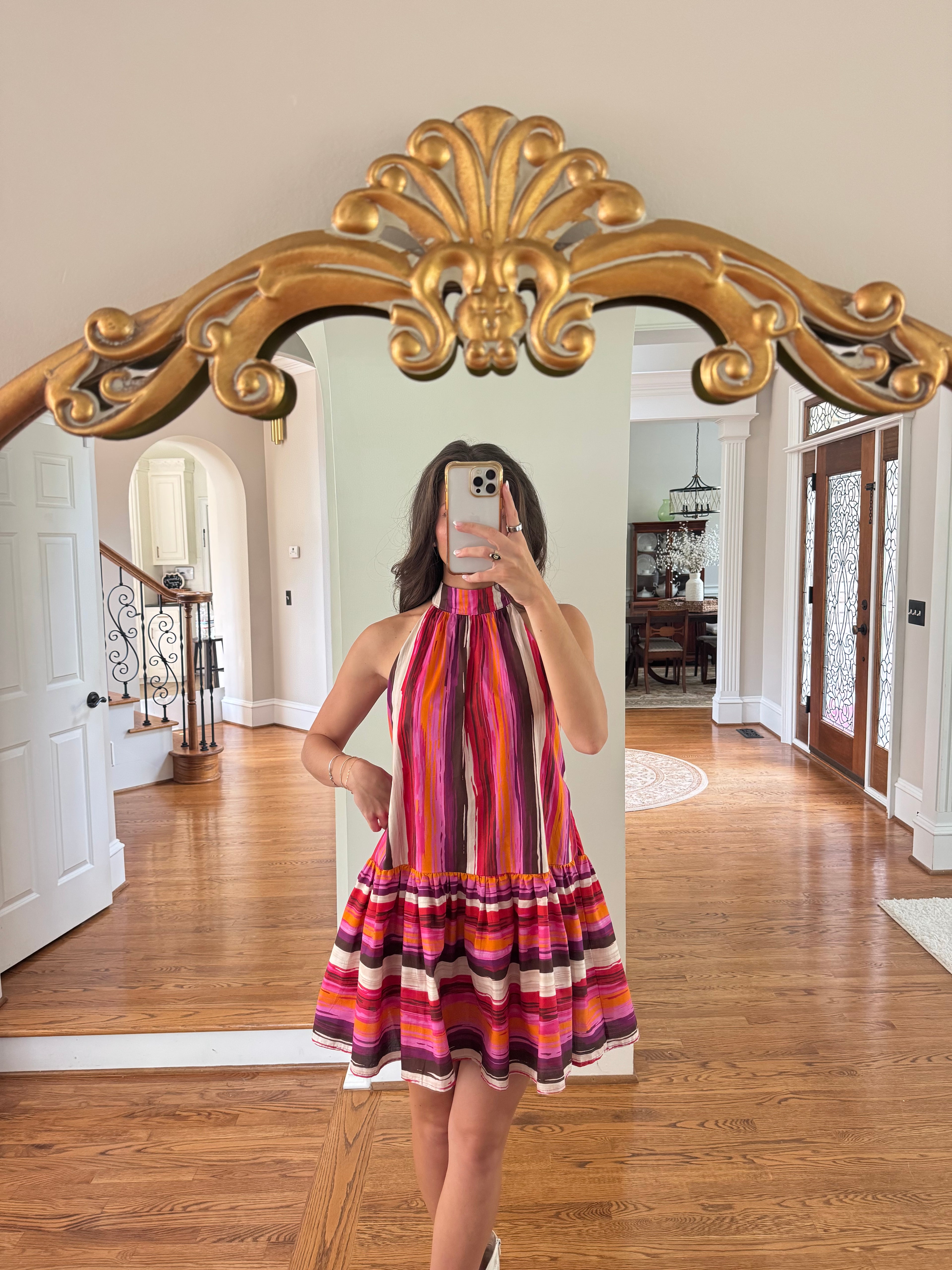 Tiger Town Mini Dress- Multi