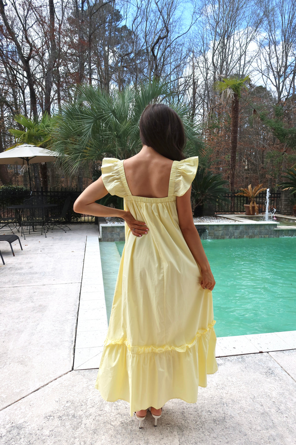 Buttercup Maxi Dress- Butter Yellow